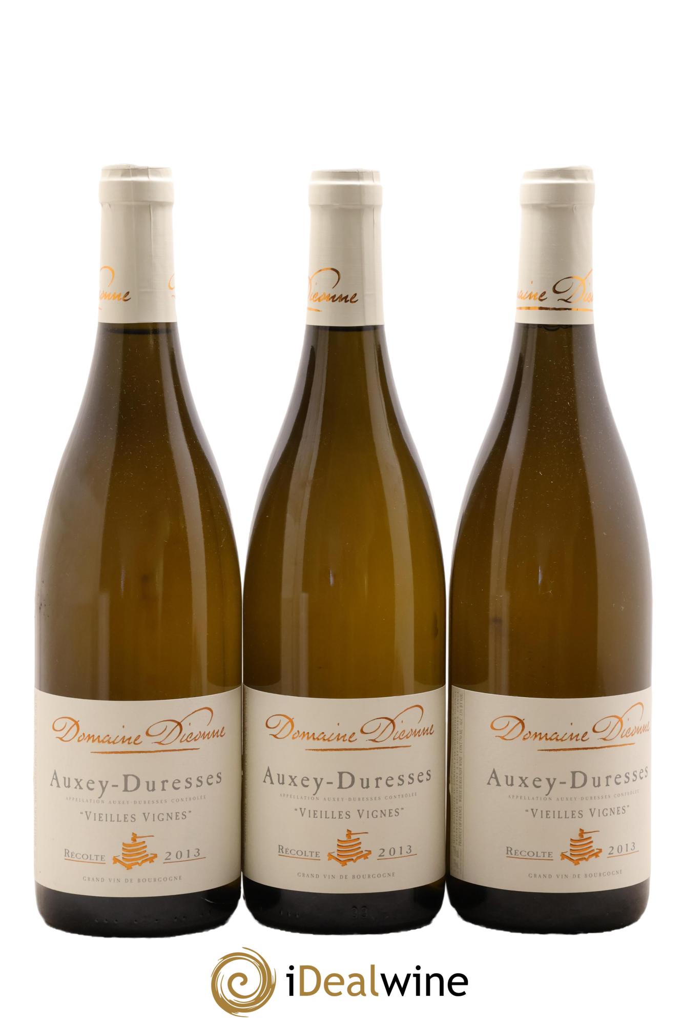 Auxey-Duresses Vieilles Vignes Domaine Diconne 2013 - Lot de 3 bouteilles - 0