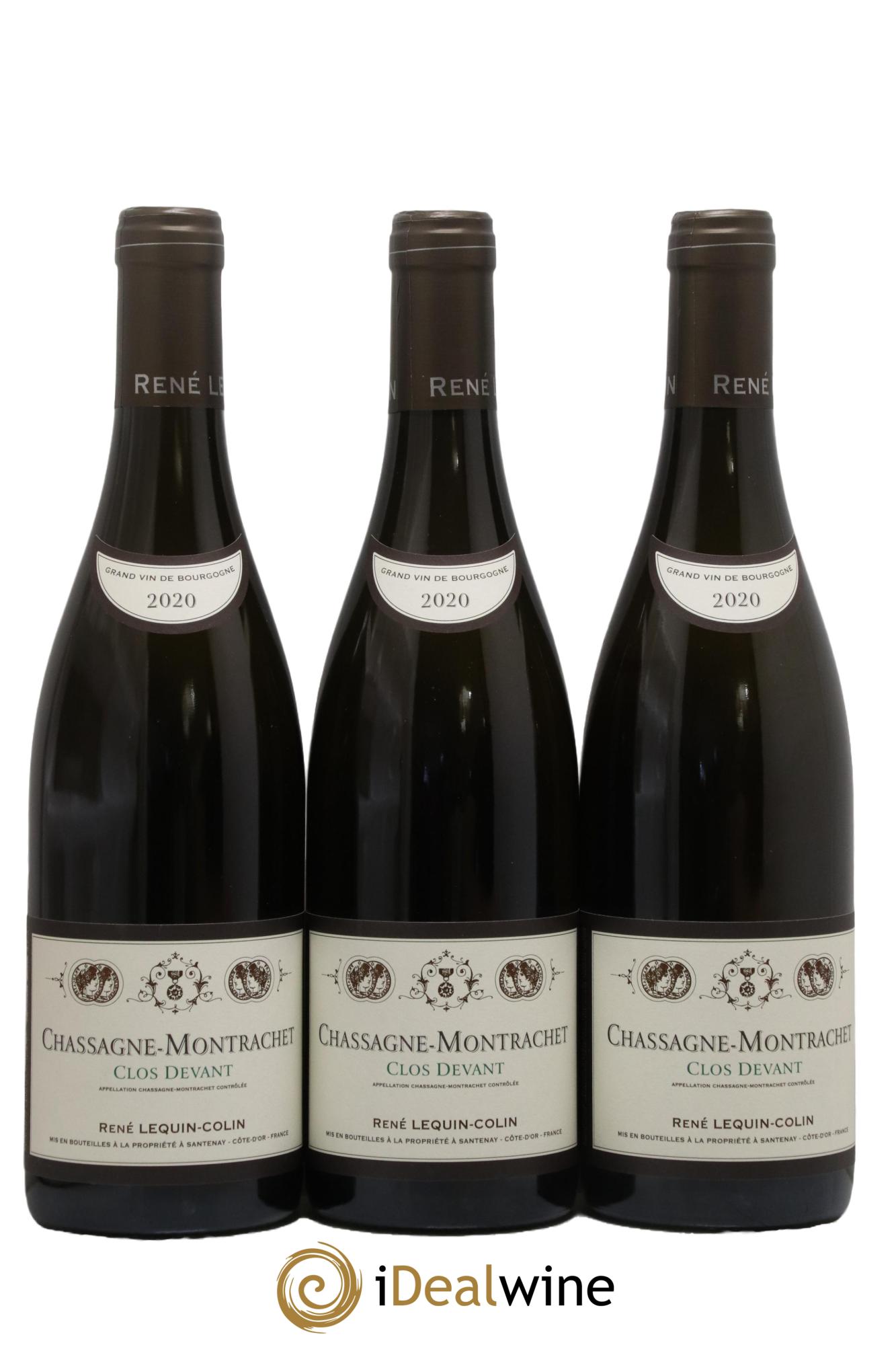 Chassagne-Montrachet Clos Devant René Lequin-Colin Clos Devant René Lequin-Colin 2020 - Lot of 3 bottles - 0