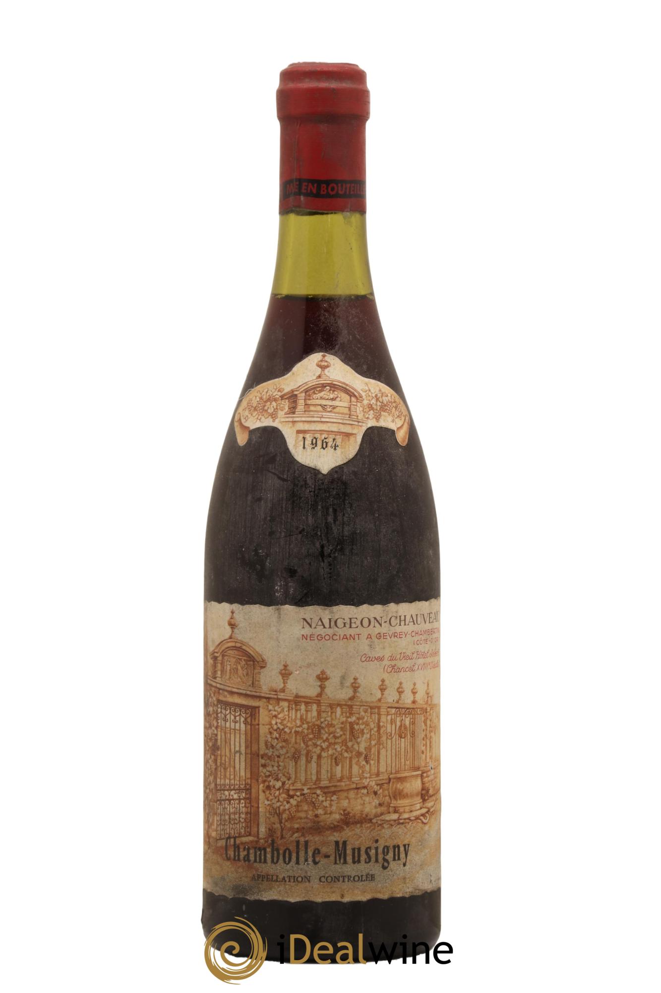 Chambolle-Musigny Domaine Naigeon Chauveau 1964 - Lot de 1 bouteille - 0