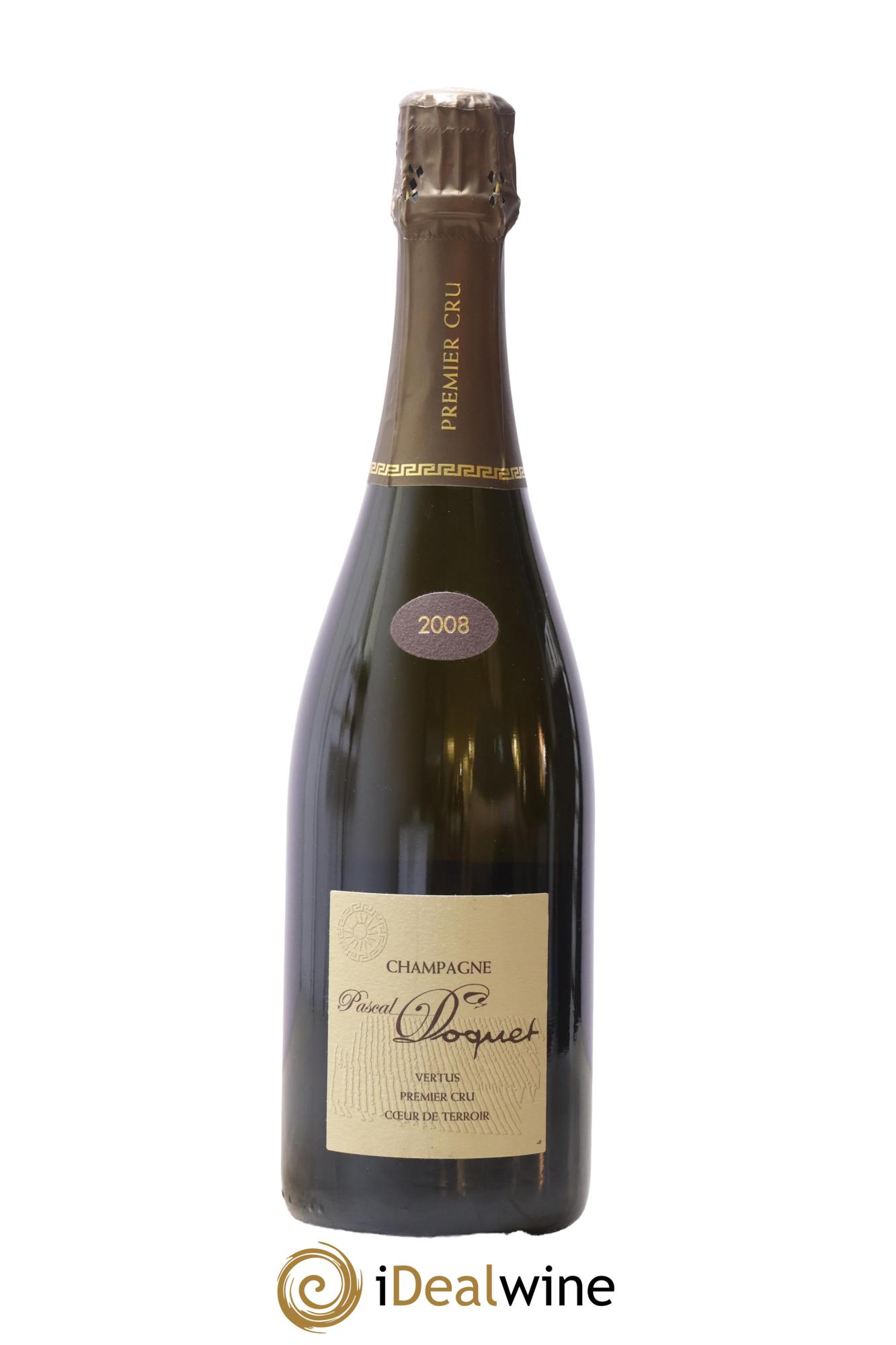 Vertus 1er Cru Extra-Brut Coeur de Terroir Pascal Doquet 2008 - Lotto di 1 bottiglia - 0