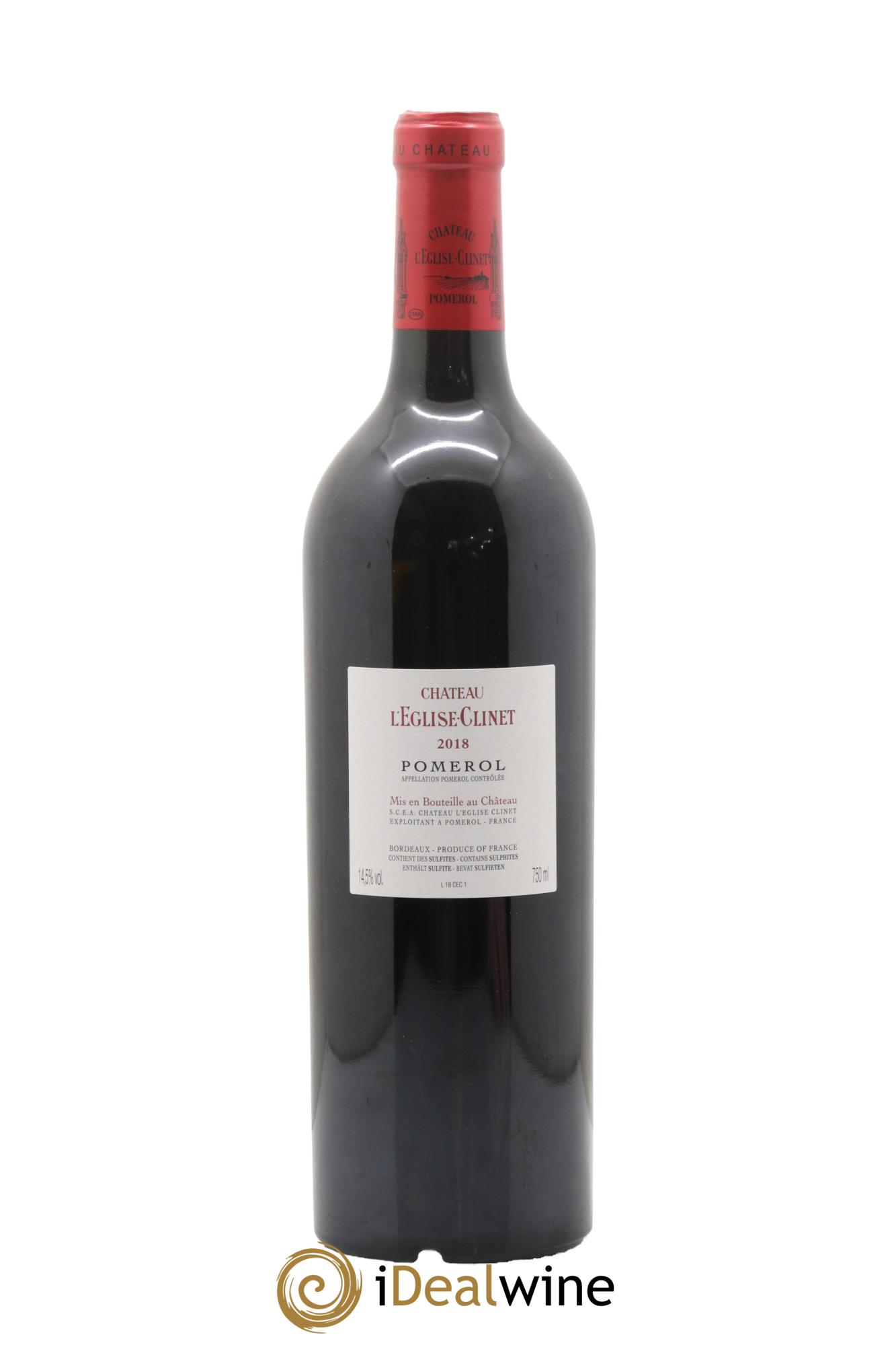 Château l' Église Clinet 2018 - Lot of 1 bottle - 1