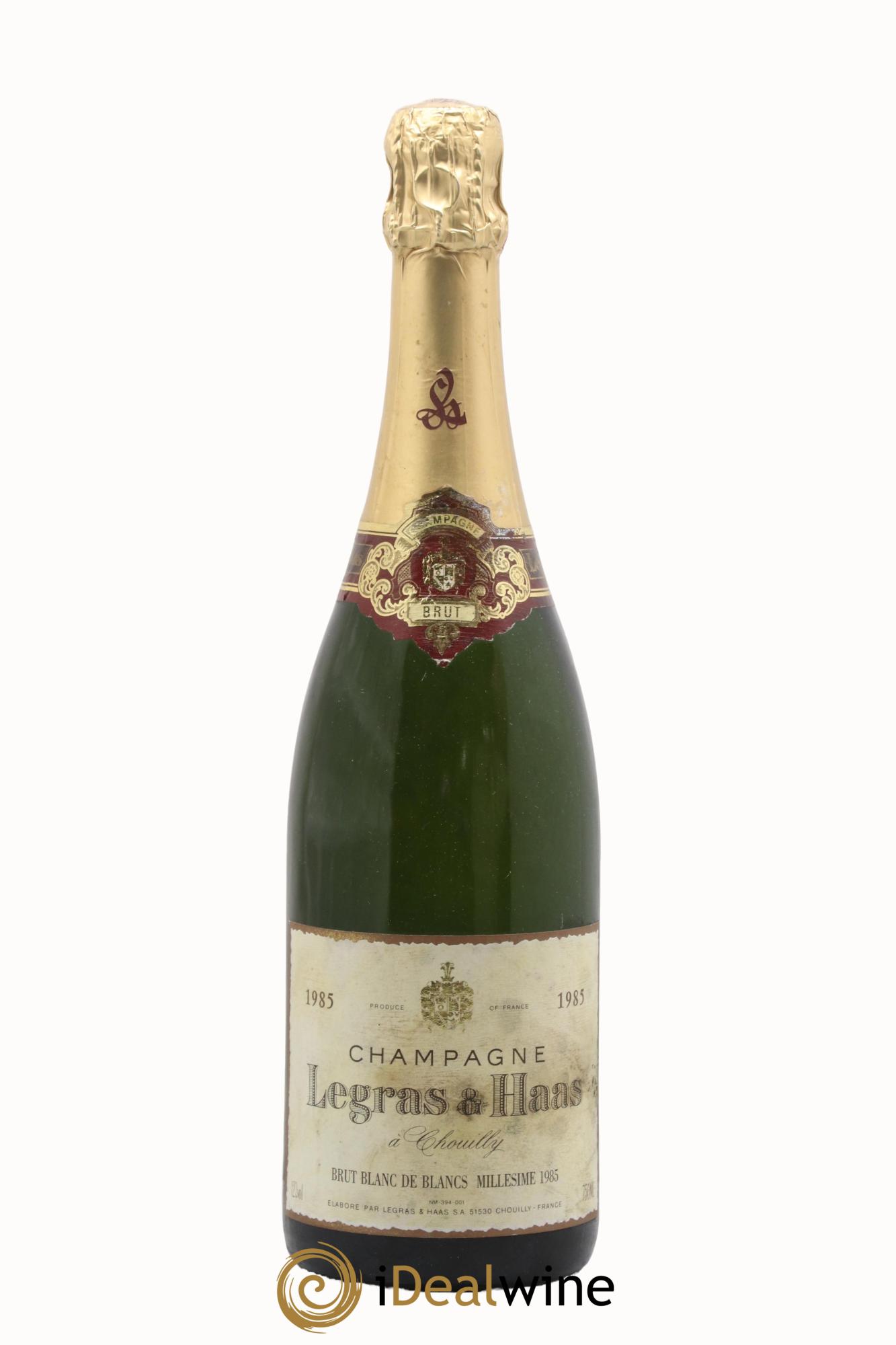 Champagne Legras & Haas 1985 - Lot of 1 bottle - 0
