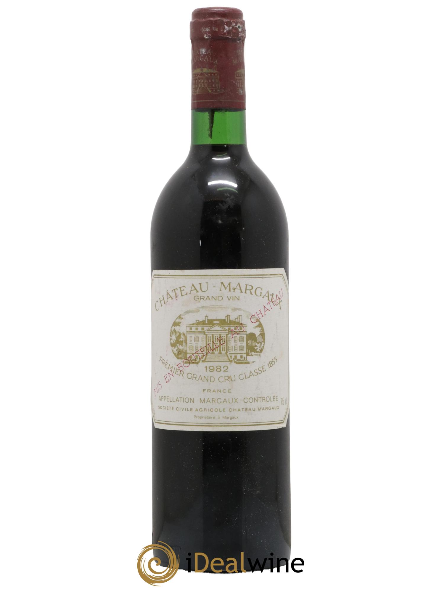 Château Margaux 1er Grand Cru Classé 1982 - Lot de 1 bouteille - 0