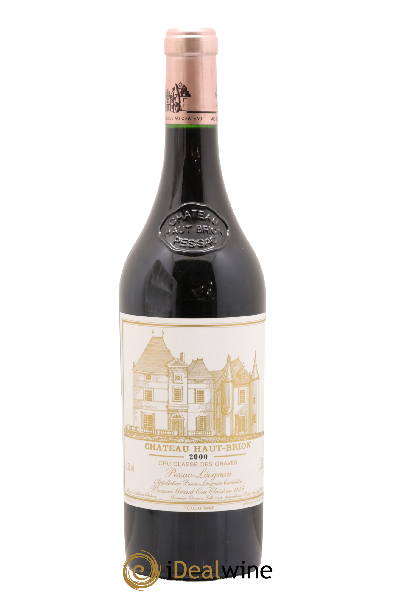 Château Haut Brion 1er Grand Cru Classé 2000 - Lot de 1 bouteille - 0