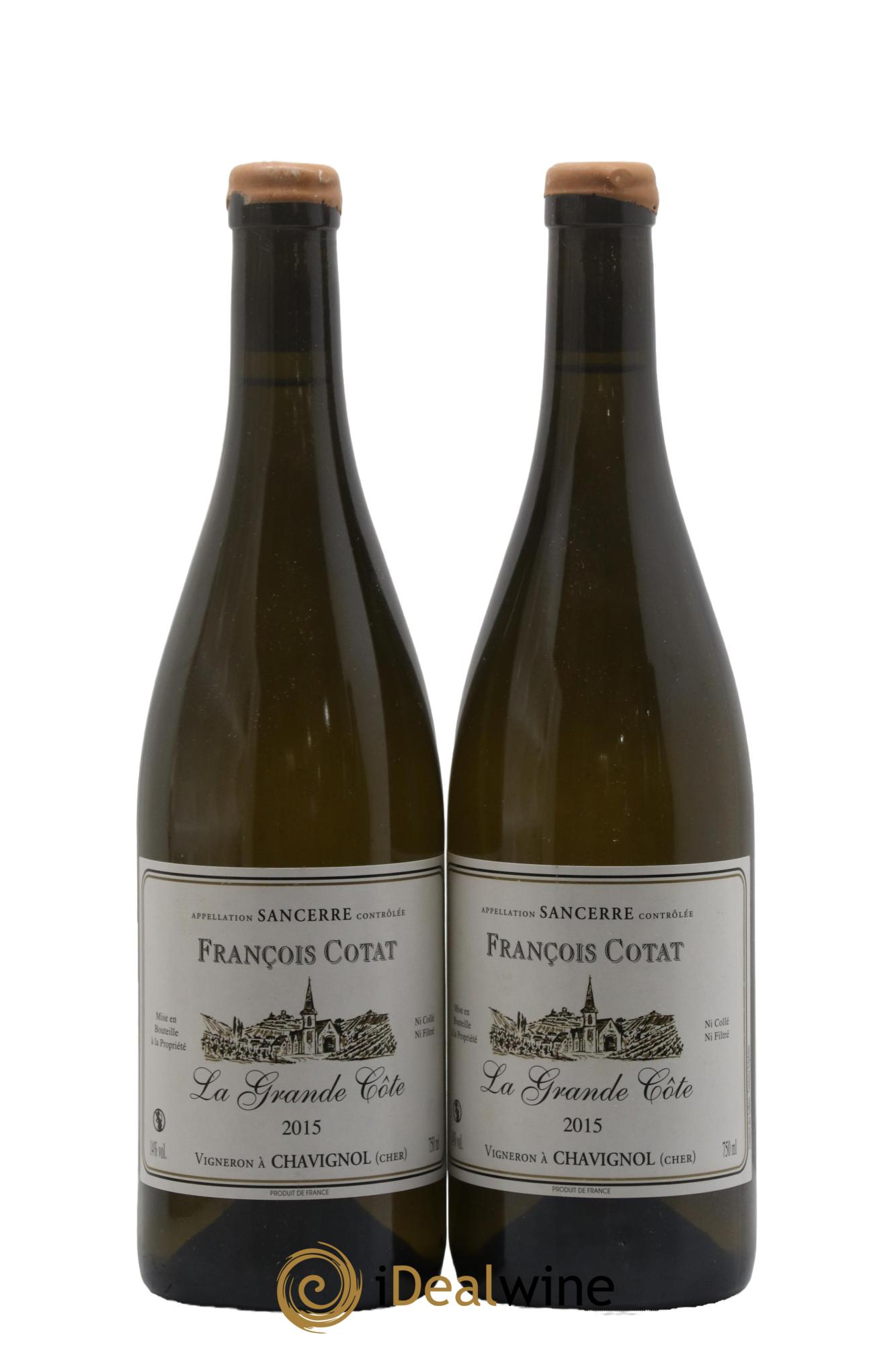 Sancerre La Grande Côte François Cotat 2015 - Lot of 2 bottles - 0