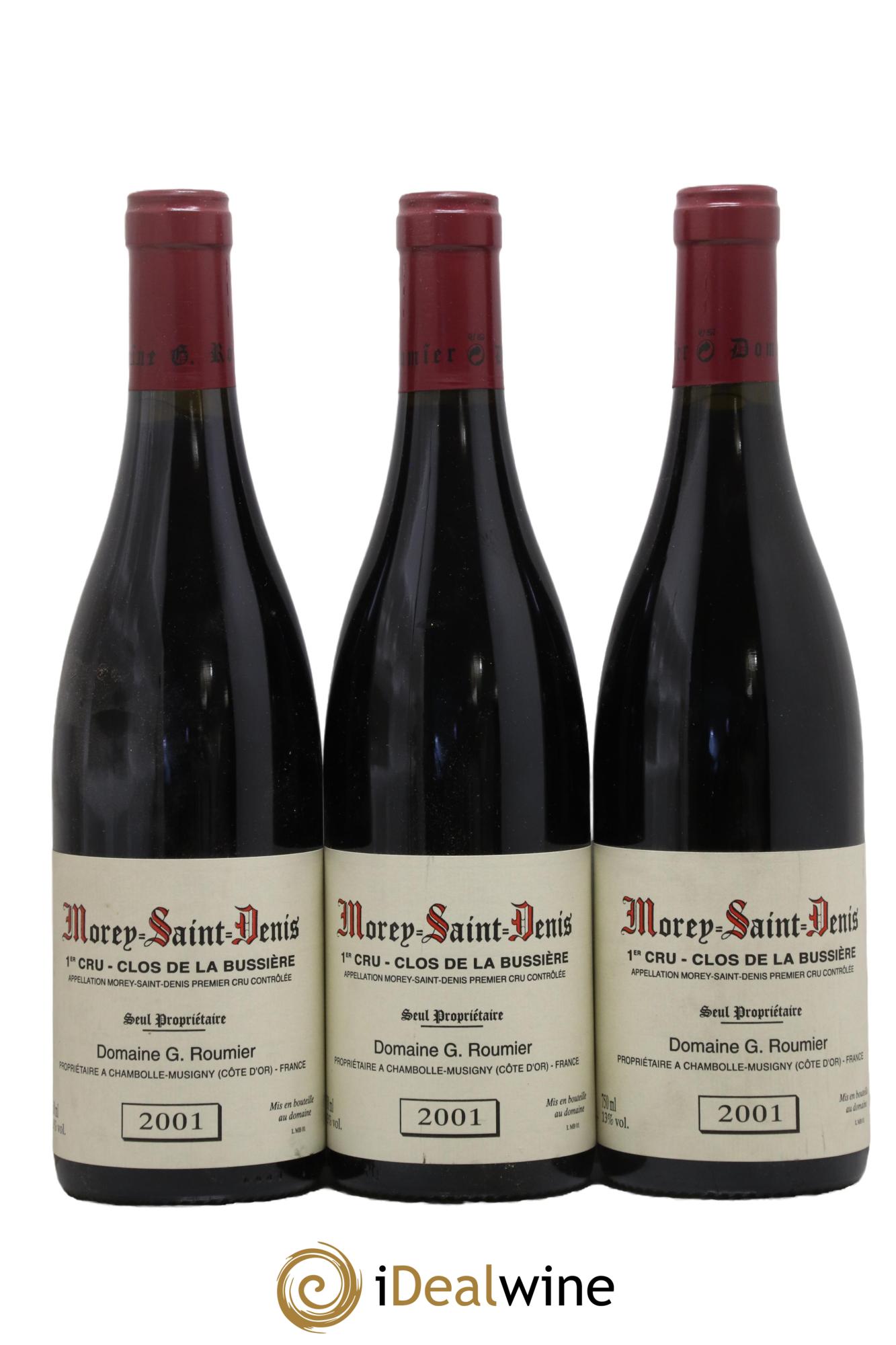 Morey Saint-Denis 1er Cru Clos de la Bussière Georges Roumier (Domaine) 2001 - Lot de 3 bouteilles - 0
