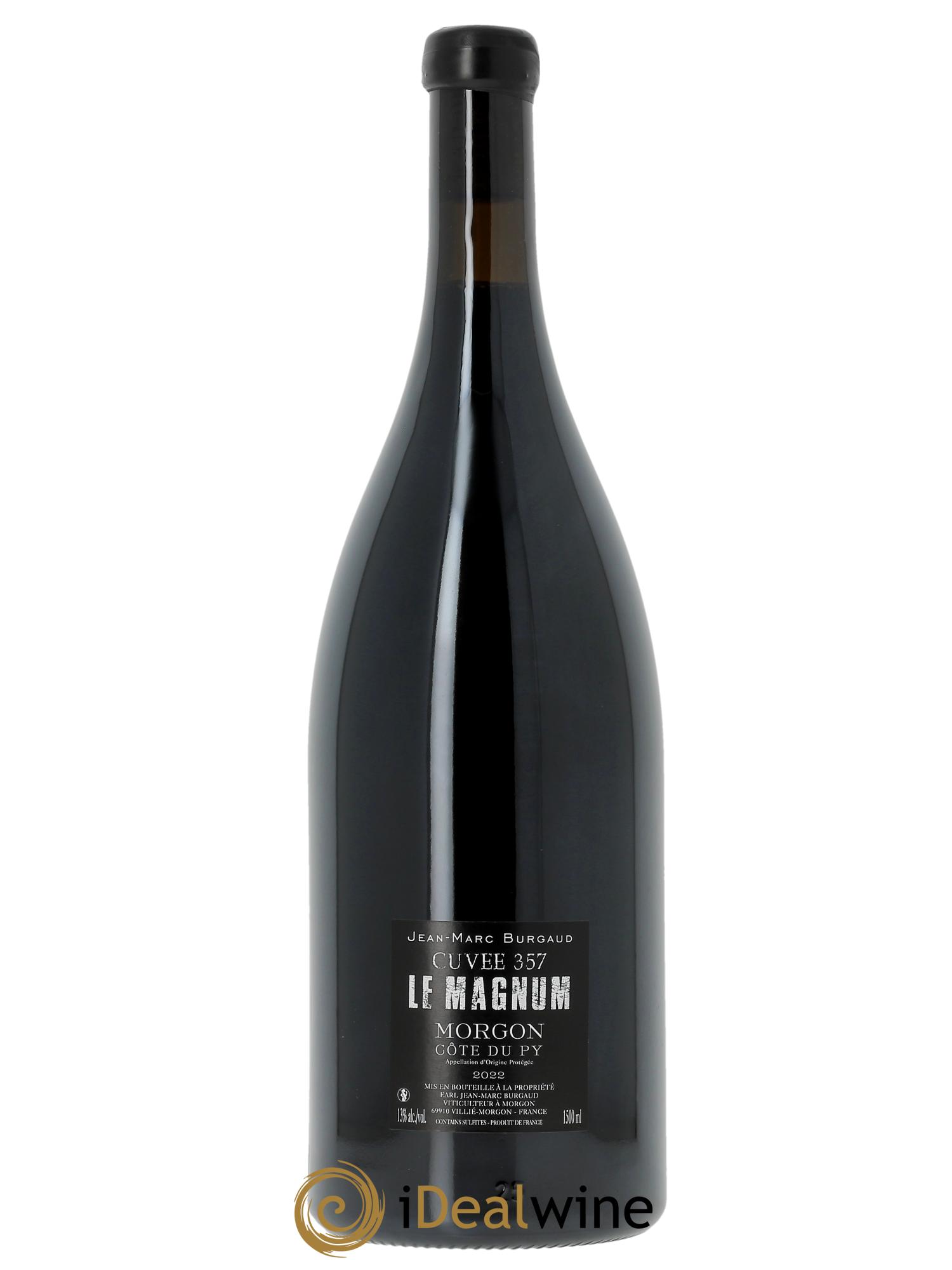 Morgon Côte du Py Cuvée 357 Le Magnum Jean-Marc Burgaud (Domaine)  2022 - Lot de 1 magnum - 1