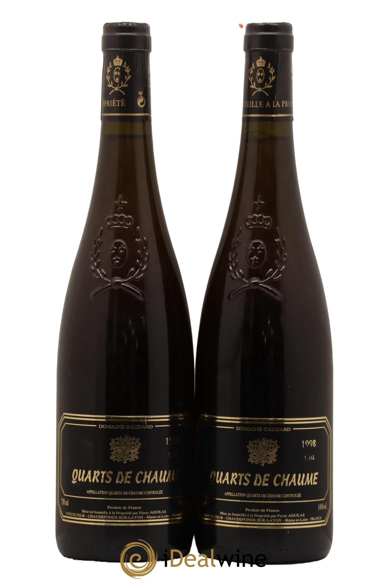 Quarts de Chaume Pierre Aguilas 1998 - Lotto di 2 bottiglie - 0