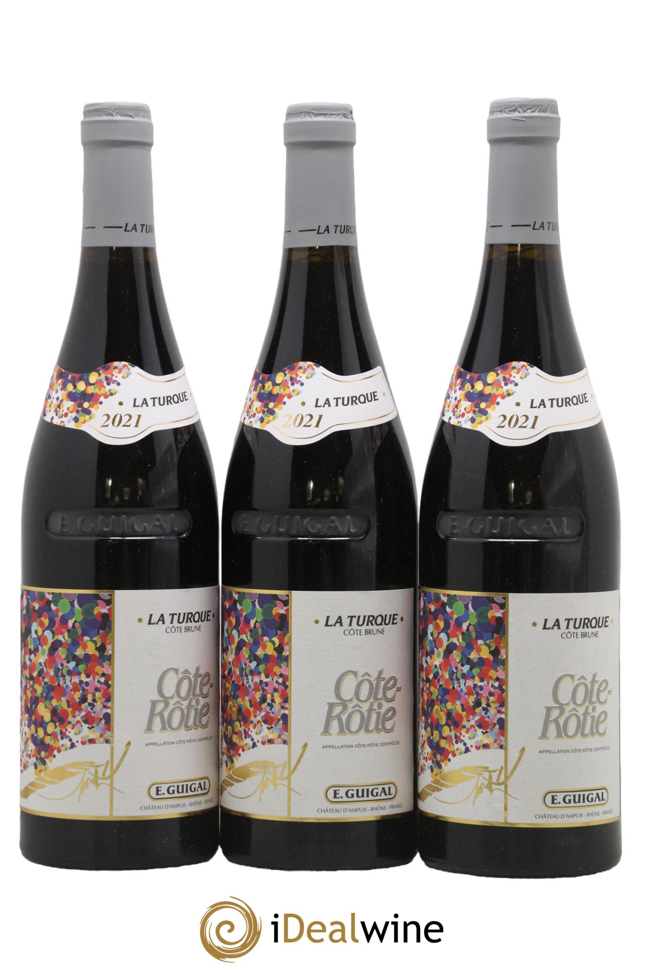 Côte-Rôtie La Turque Guigal 2021 - Lot de 3 bouteilles - 0