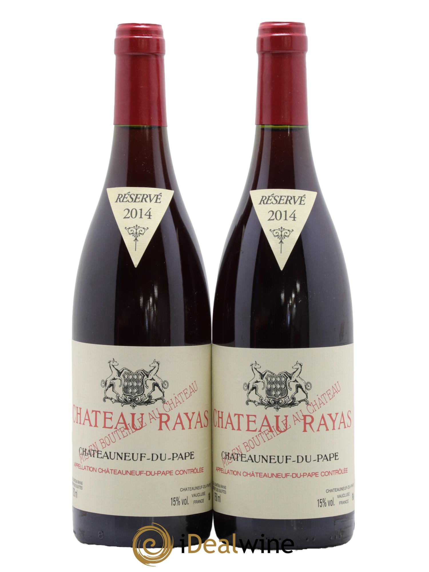 Châteauneuf-du-Pape Château Rayas Emmanuel Reynaud 2014 - Lotto di 2 bottiglie - 0