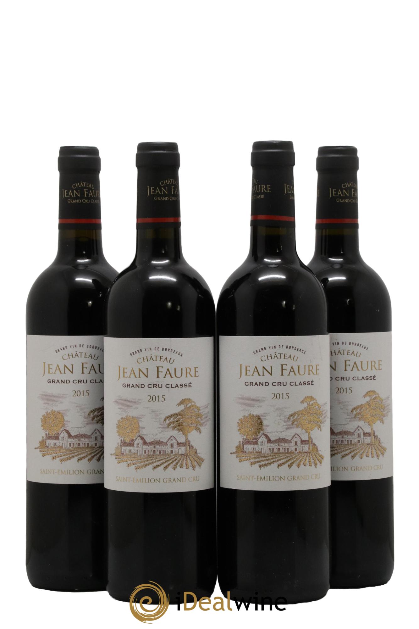 Château Jean Faure Grand Cru Classé 2015 - Lot of 4 bottles - 0