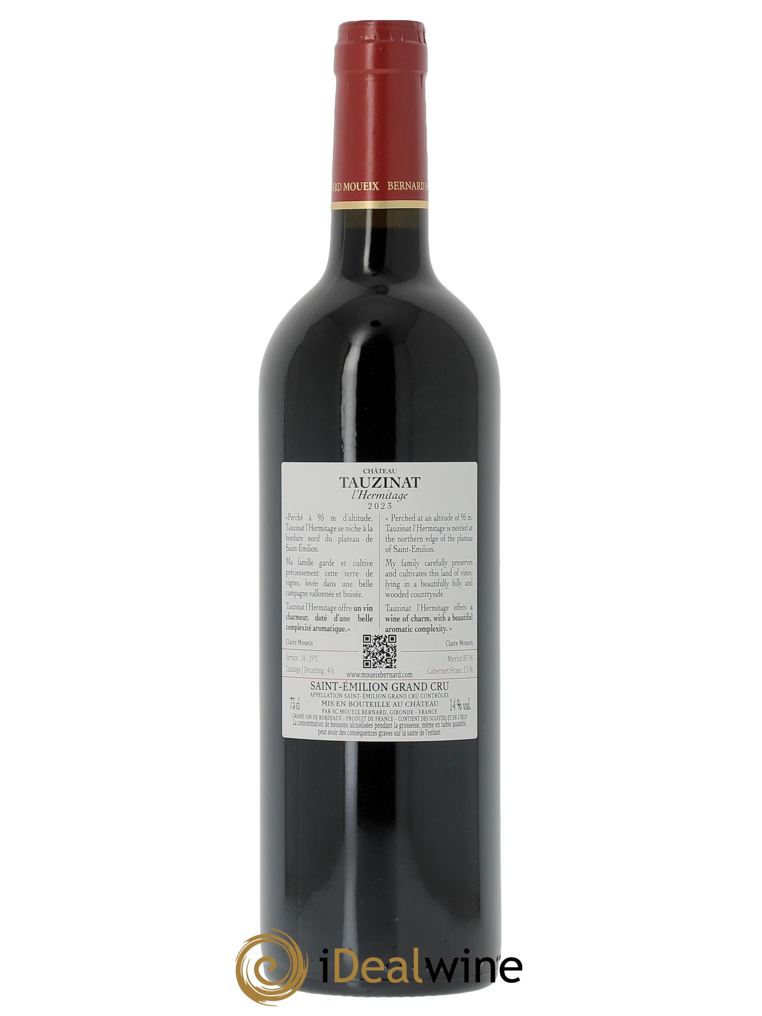 Château Tauzinat-l'Hermitage 2023 - Lot of 1 bottle - 1