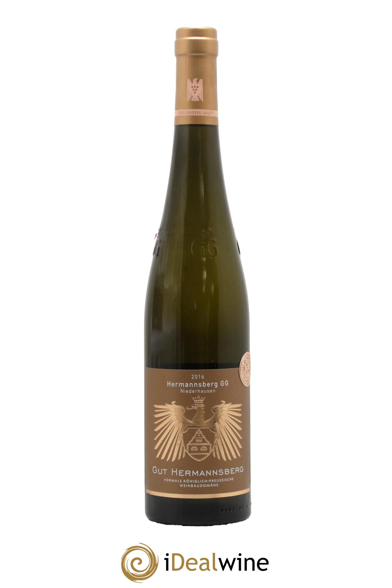 Allemagne Nahe Riesling Hermannsberg GG Gut Hermannsberg 2016 - Lot de 1 bouteille - 0