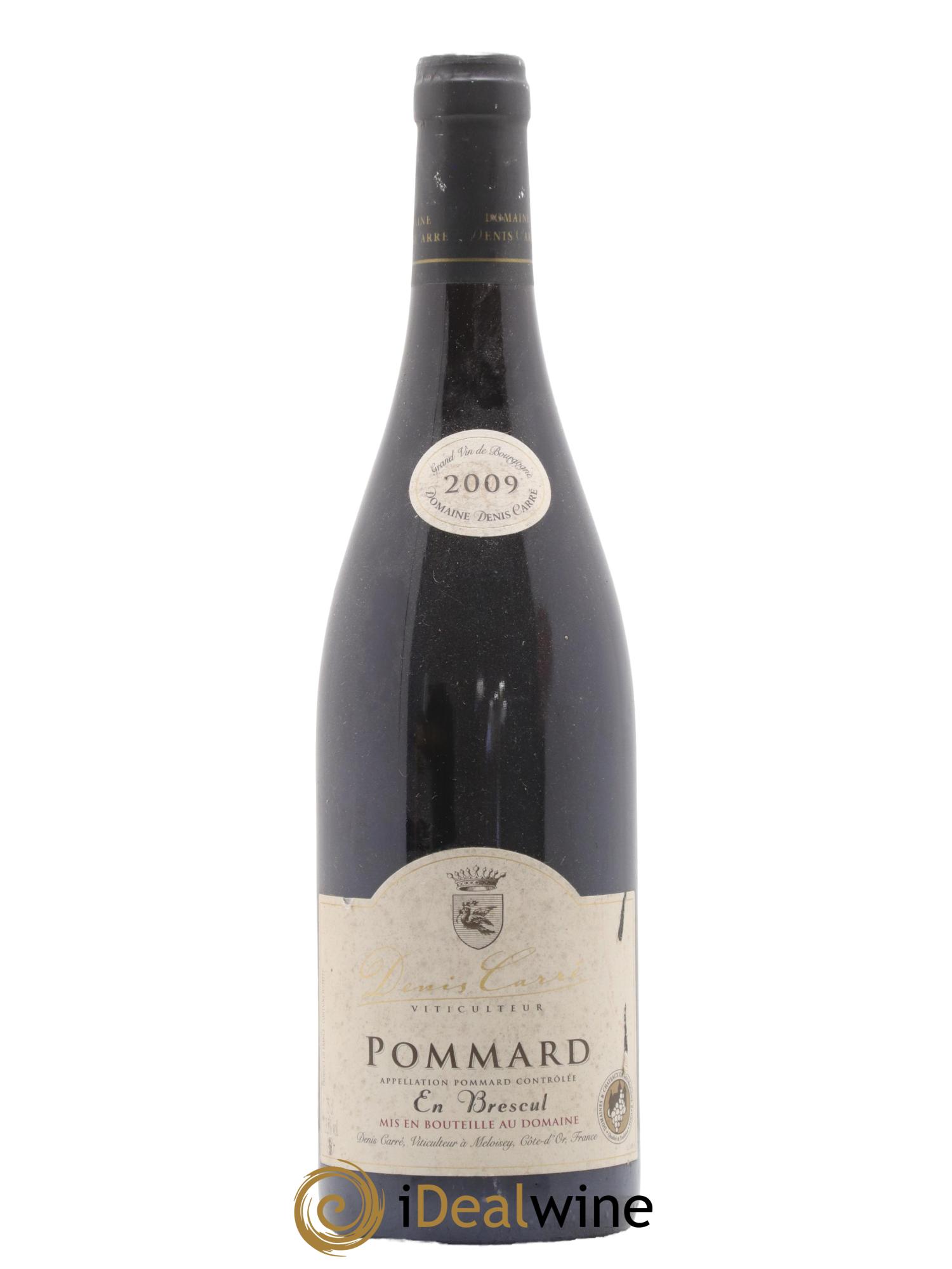 Pommard En Brescul Domaine Denis Carre 2009 - Lot de 1 bouteille - 0
