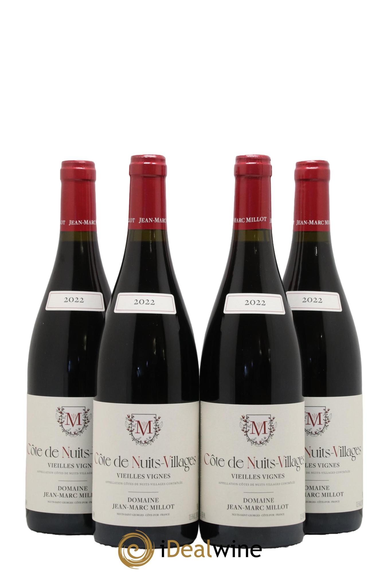 Côte de Nuits Vieilles Vignes Jean-Marc Millot 2022 - Lot de 4 bouteilles - 0