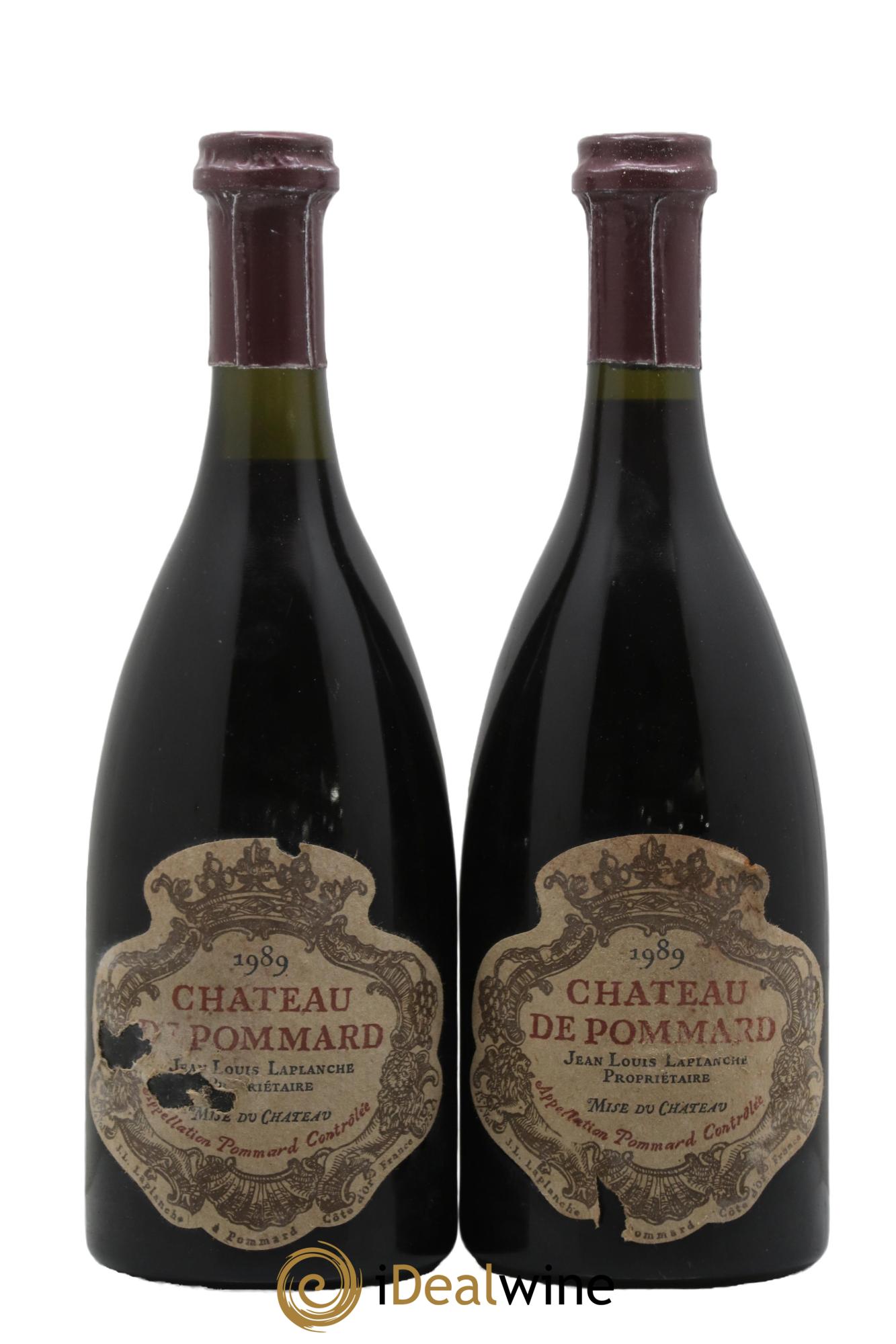 Pommard Château de Pommard 1989 - Lot de 2 bouteilles - 0