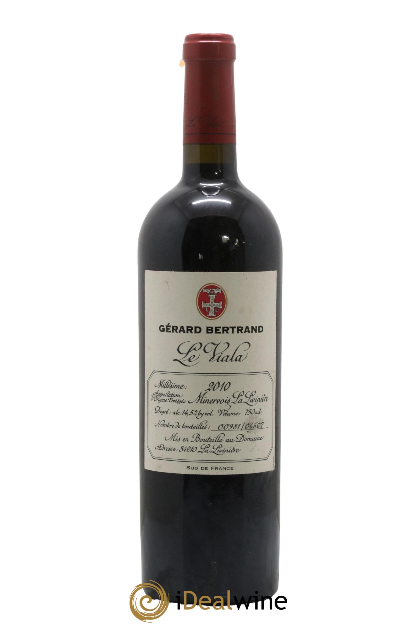 Minervois La Livinière Le Viala Gérard Bertrand 2010 - Lot de 1 bouteille - 0
