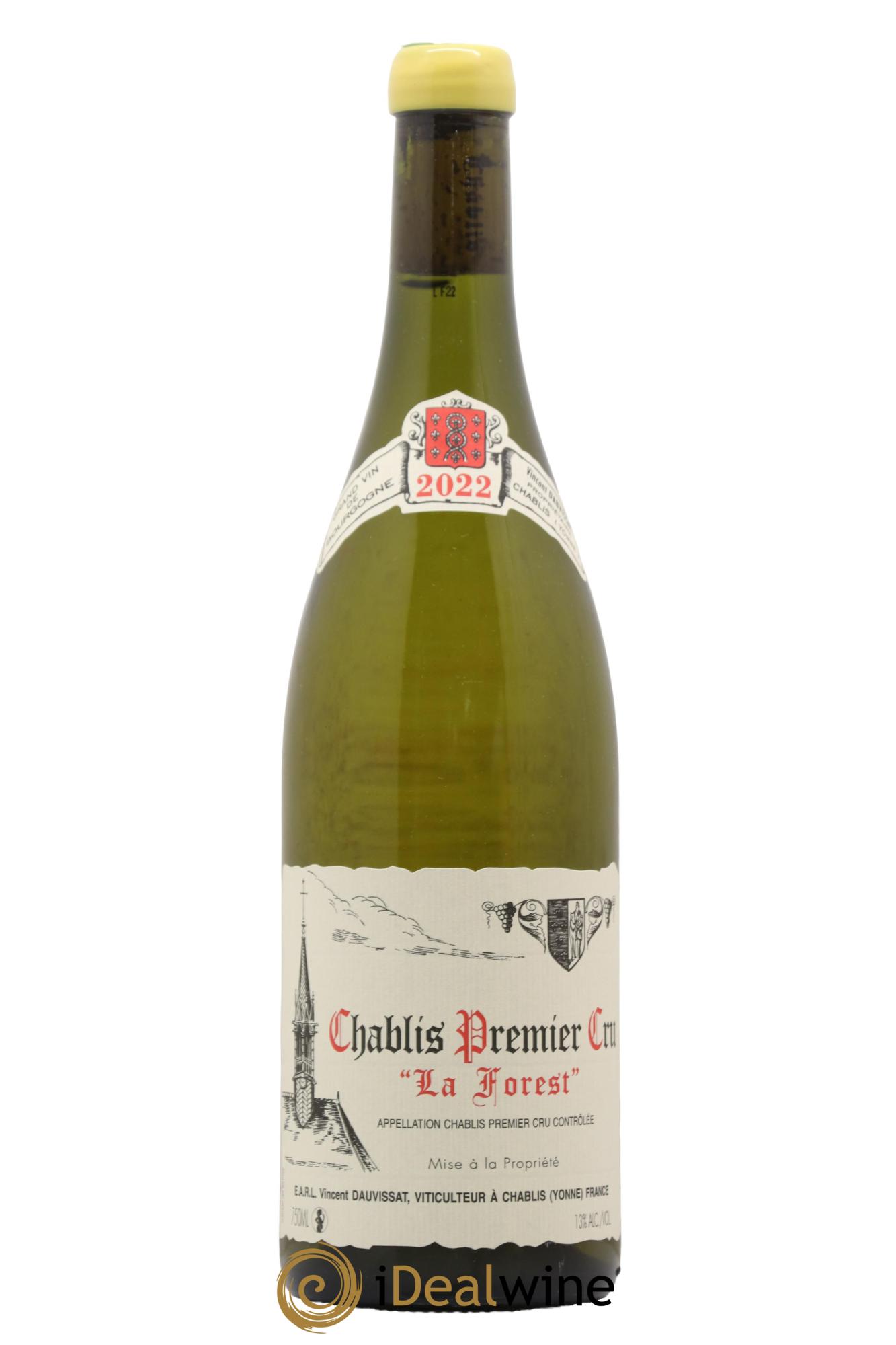 Chablis 1er Cru La Forest Vincent Dauvissat (Domaine) 2022 - Lot de 1 bouteille - 0