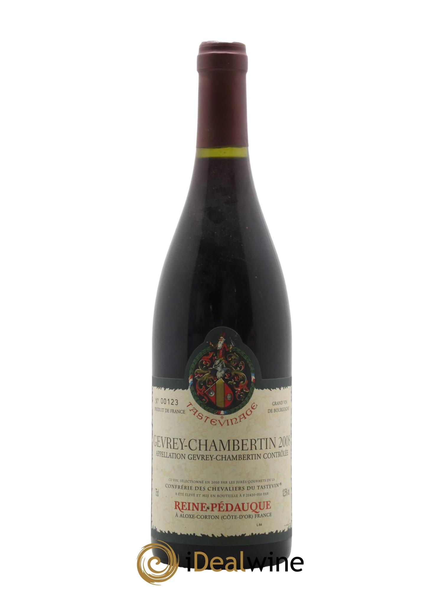 Gevrey-Chambertin Tastevinage Reine Pedauque 2008 - Lot de 1 bouteille - 0