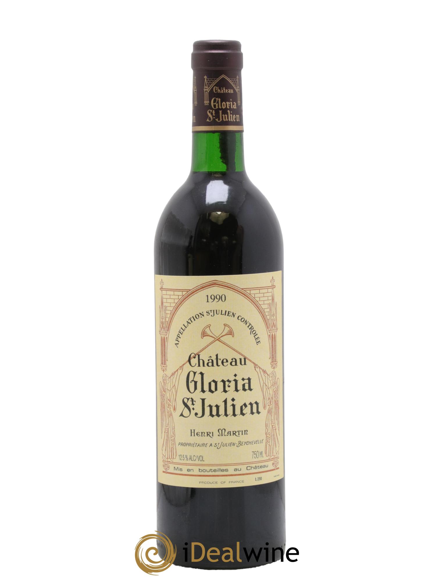 Château Gloria 1990 - Posten von 1 Flasche - 0