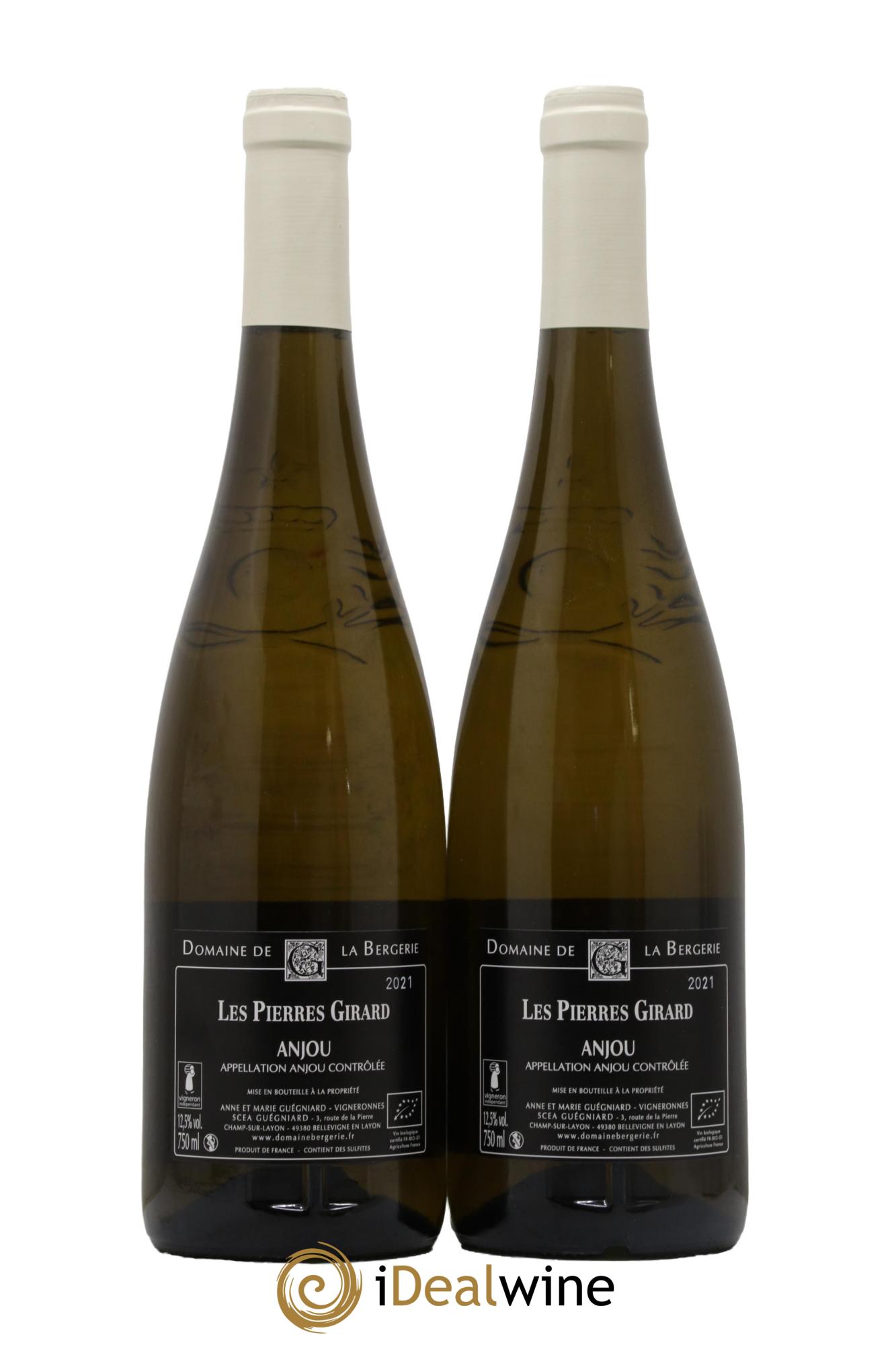 Anjou Les Pierres Girard Domaine De La Bergerie 2021 - Lot de 2 bouteilles - 1