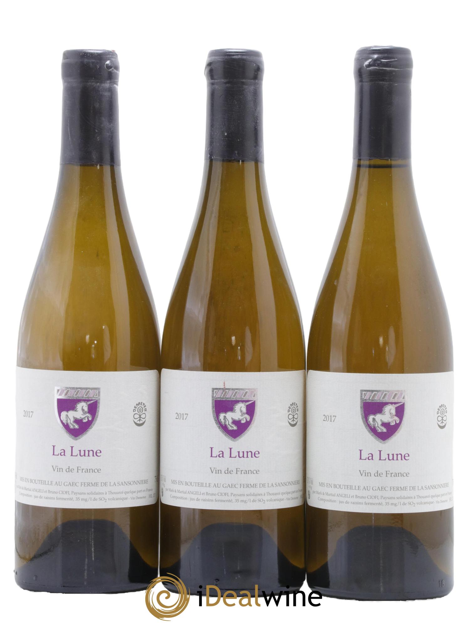 Vin de France La Lune Mark Angeli (Domaine) - Ferme de la Sansonnière 2017 - Posten von 3 Flaschen - 0