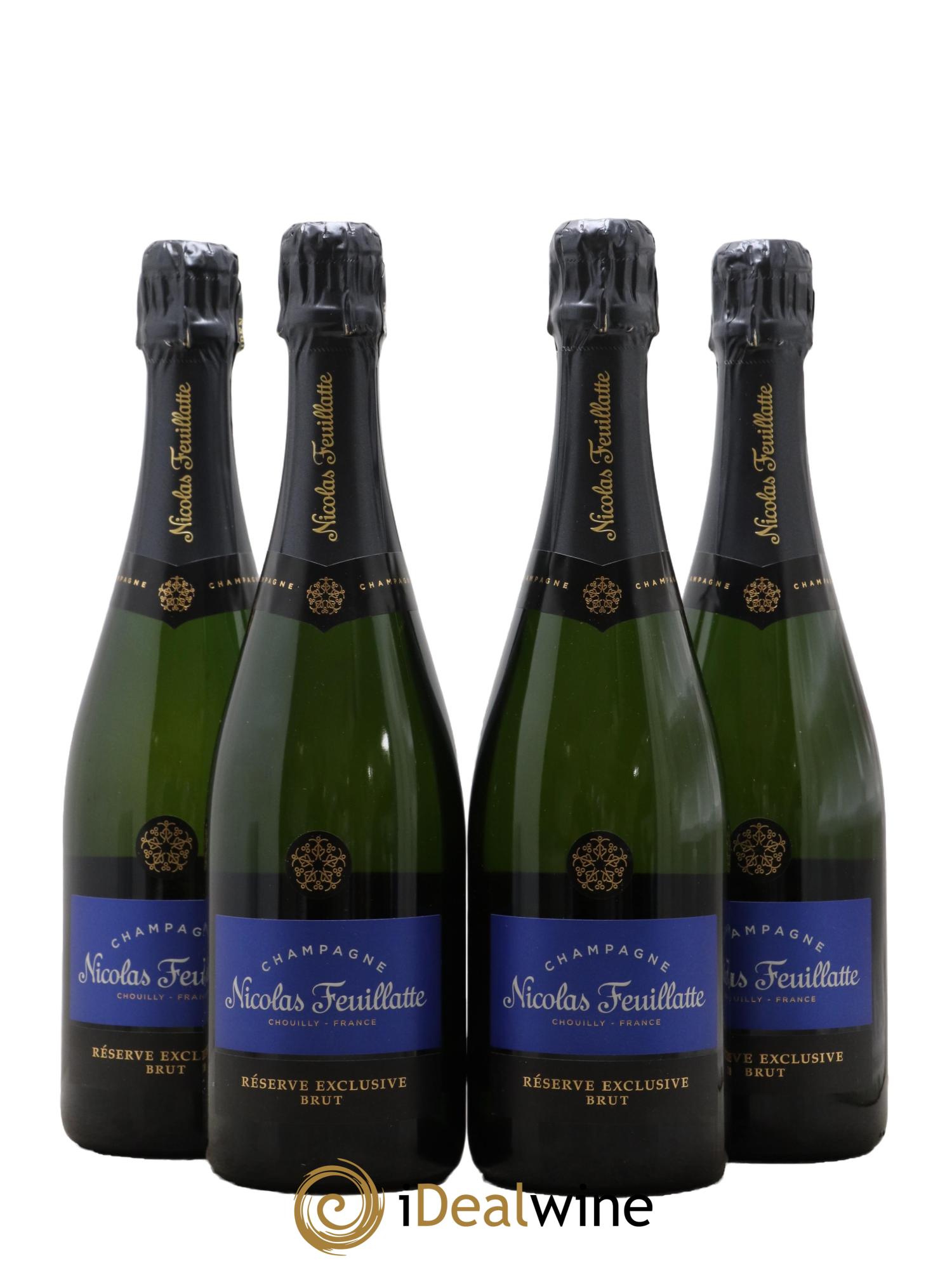 Champagne Réserve Exclusive Brut Nicolas Feuillate - Lot de 4 bouteilles - 0