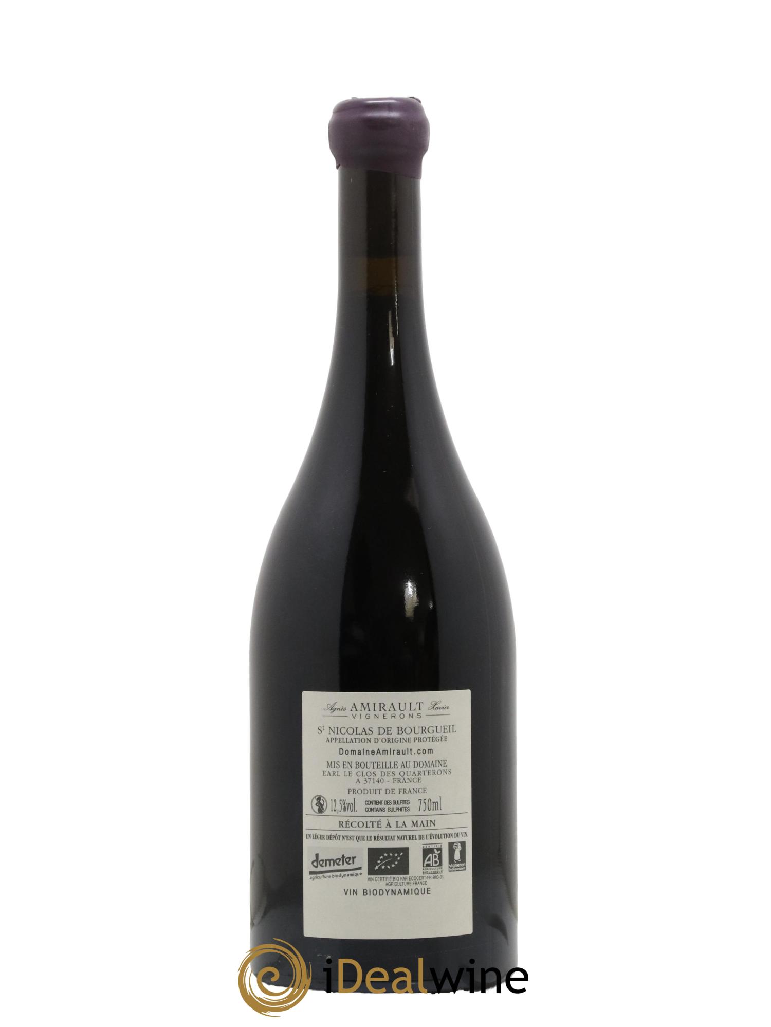 Saint-Nicolas de Bourgueil Le Vau Renou Agnès et Xavier Amirault 2015 - Lot de 1 bouteille - 1