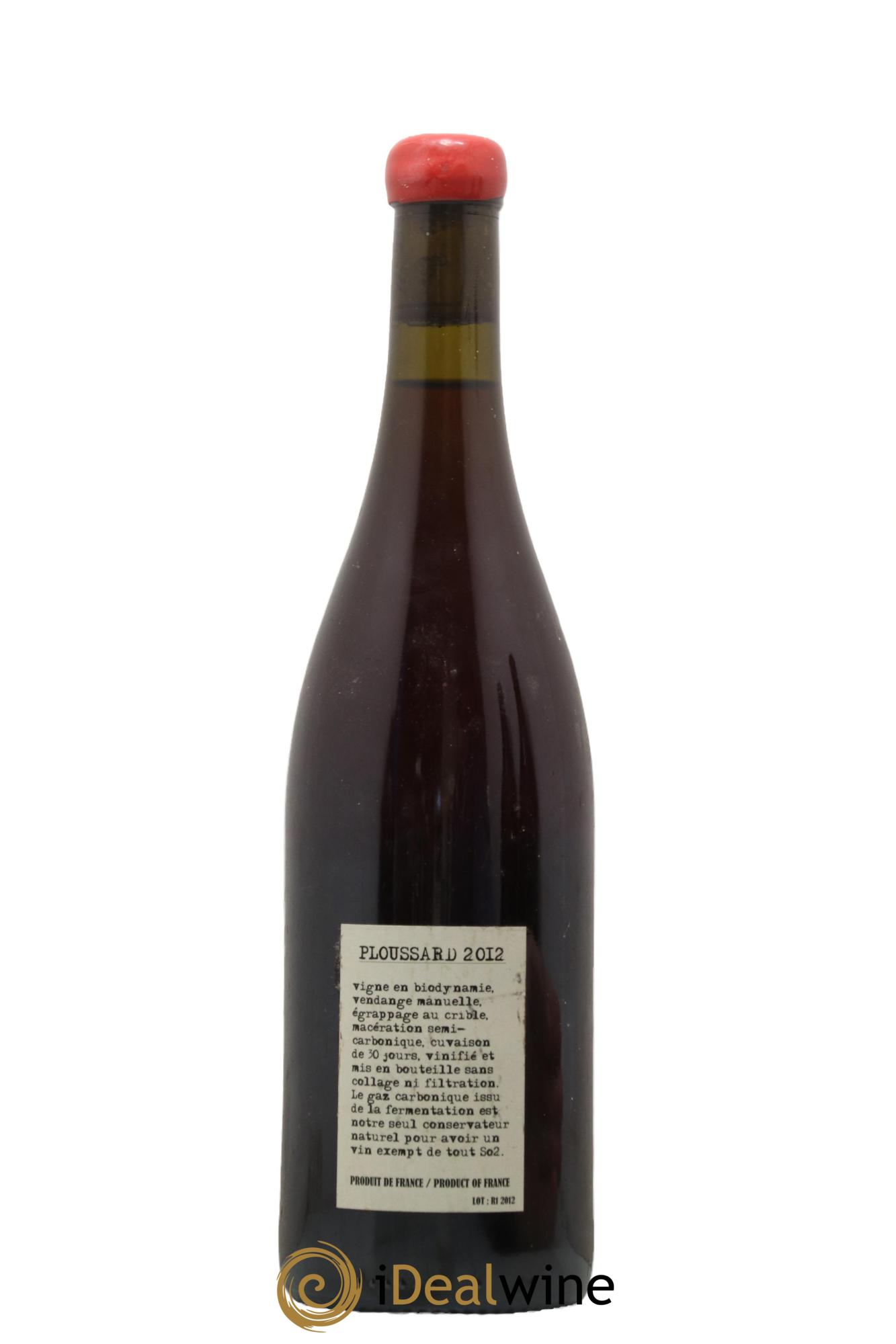 Arbois Ploussard Adeline Houillon & Renaud Bruyère 2012 - Lot de 1 bouteille - 1