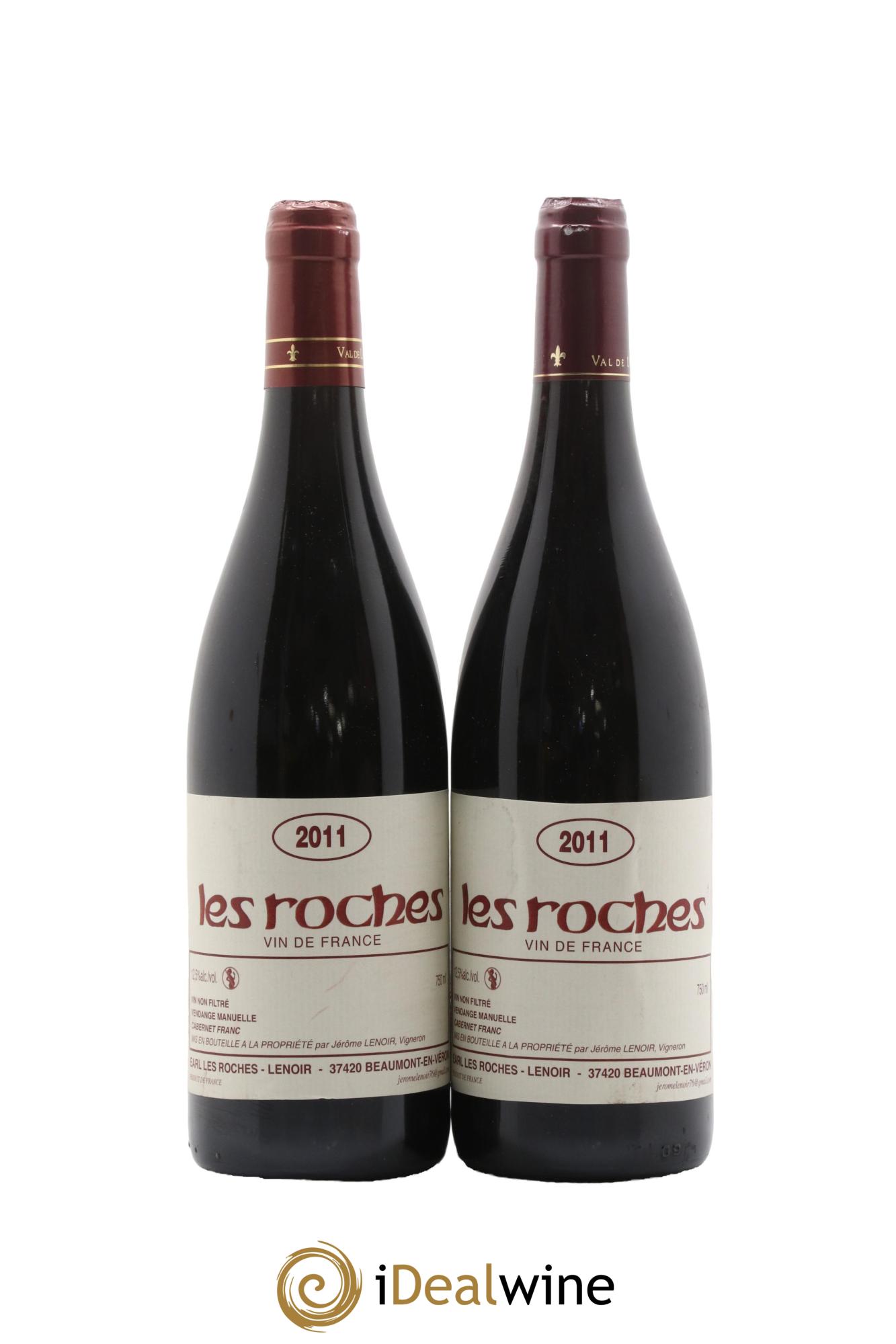 Vin de France Les Roches Lenoir (Domaine) 2011 - Lot de 2 bouteilles - 0