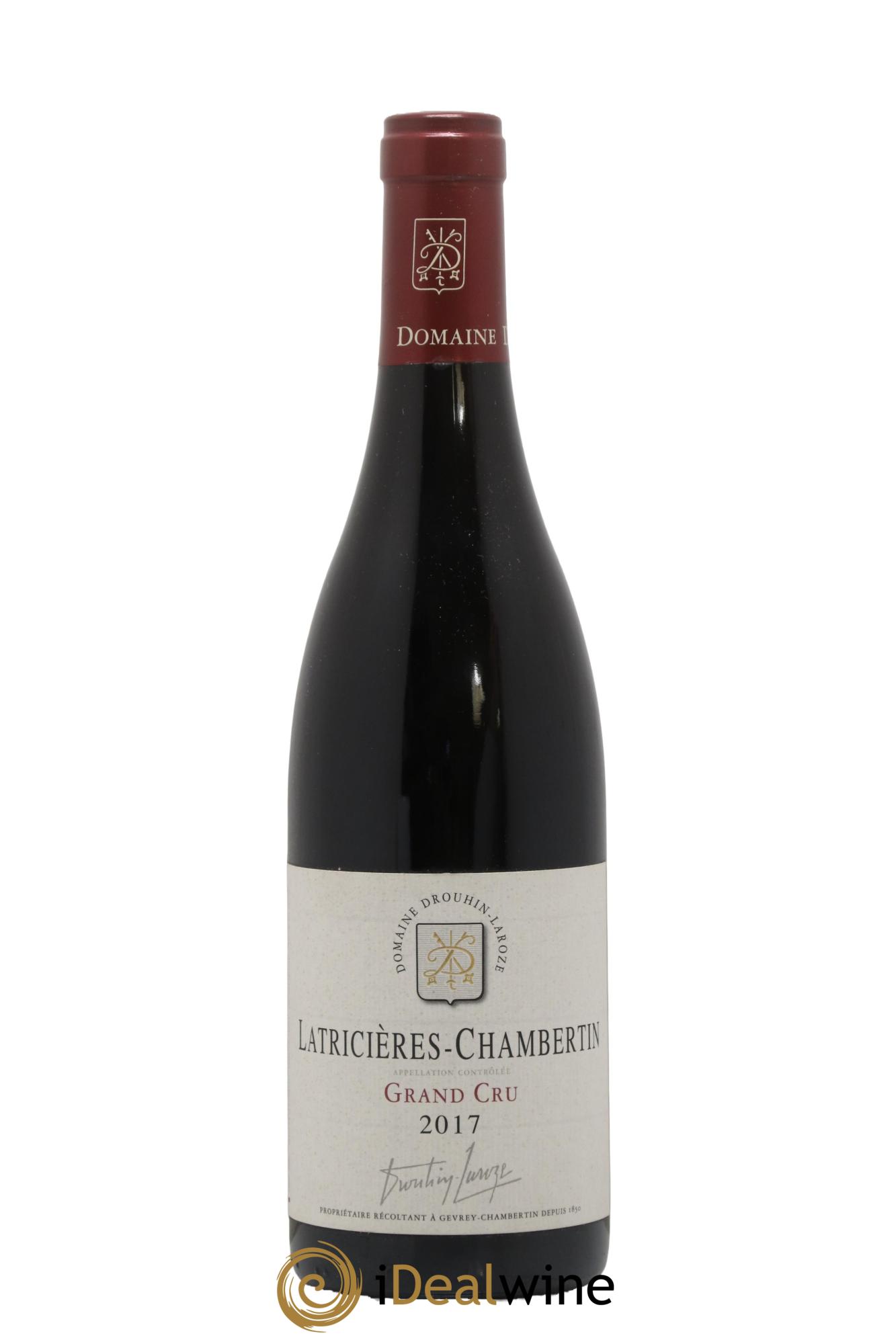 Latricières-Chambertin Grand Cru Domaine Drouhin-Laroze 2017 - Lot de 1 bouteille - 0