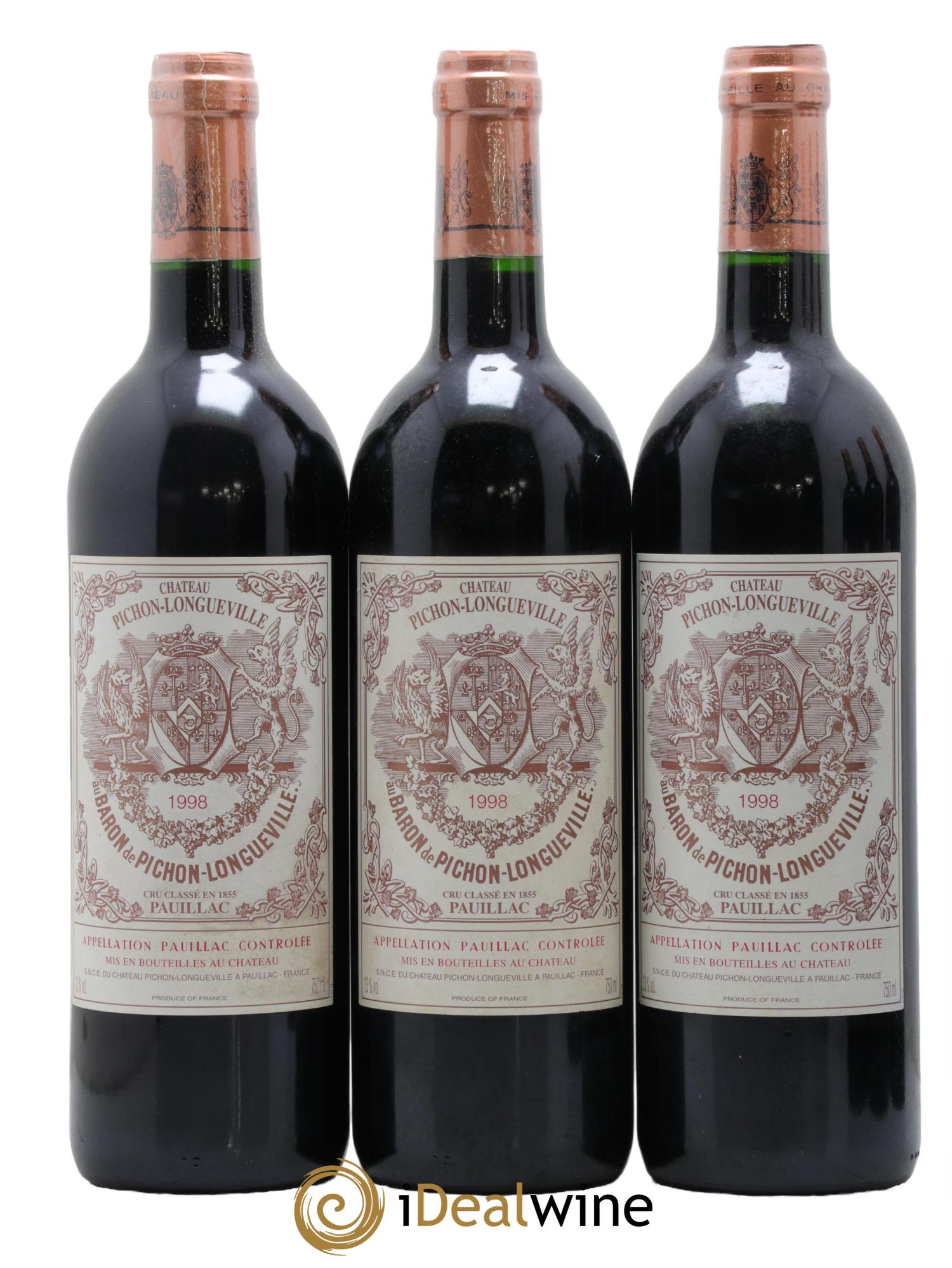 Château Pichon Longueville Comtesse de Lalande 2ème Grand Cru Classé 1998 - Lot of 12 bottles - 3