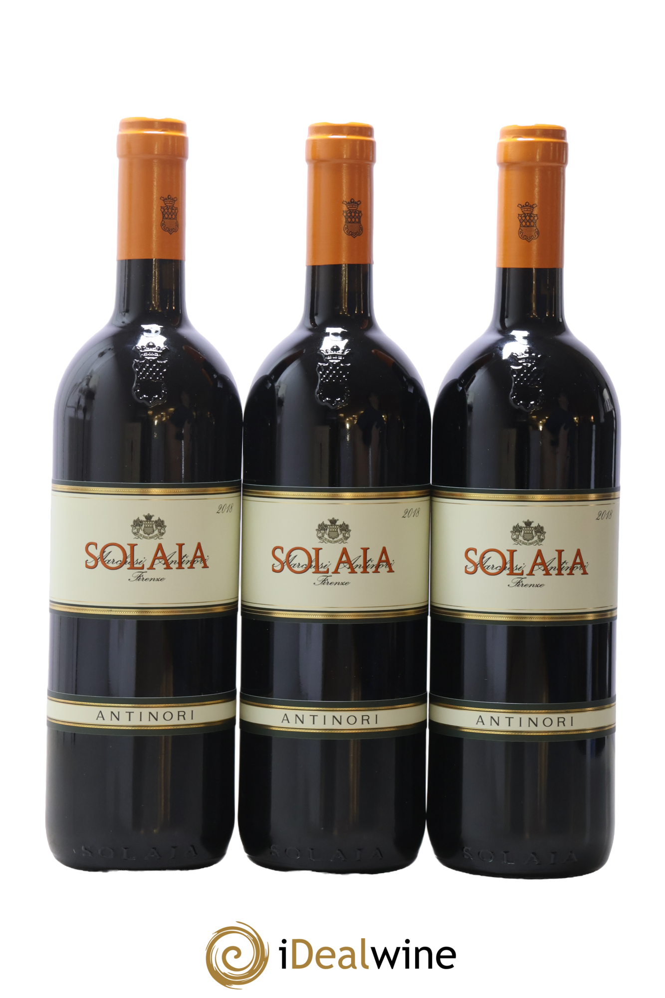 Toscana IGT Solaia Tenuta Tignanello - Marchesi Antinori 2018 - Lot of 3 bottles - 0
