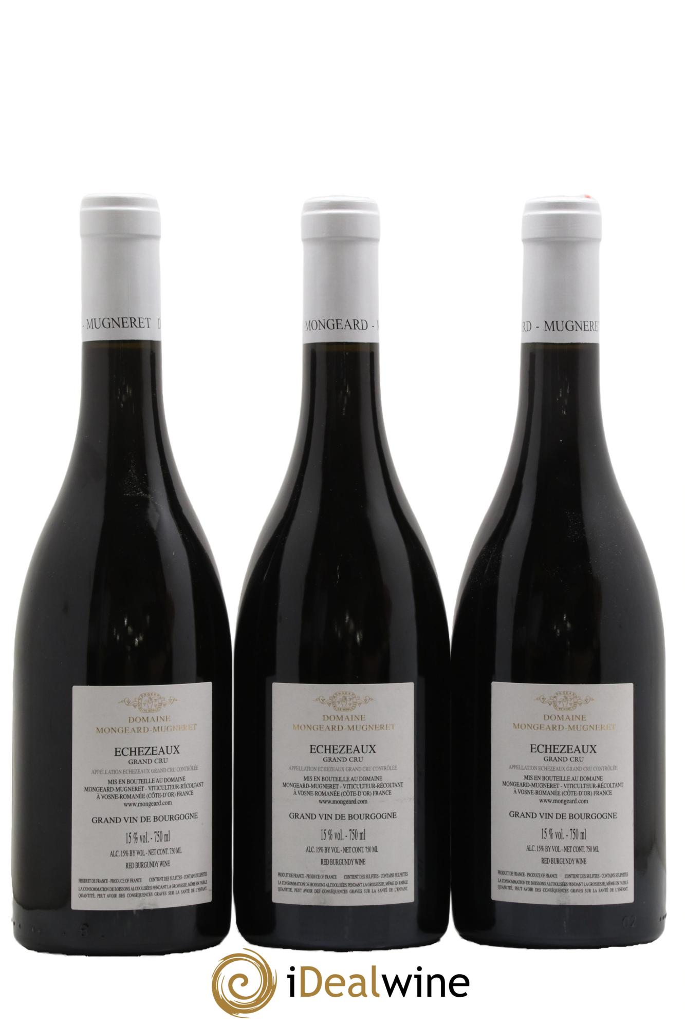 Echezeaux Grand Cru Mongeard-Mugneret (Domaine) 2018 - Lotto di 3 bottiglie - 1