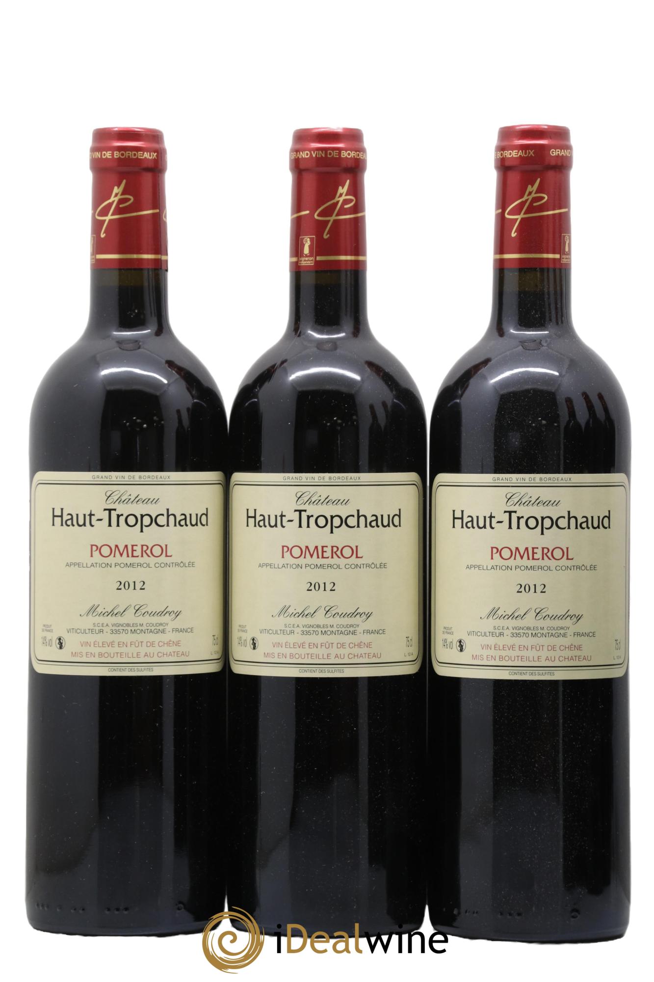 Château Haut Tropchaud 2012 - Lotto di 6 bottiglie - 1