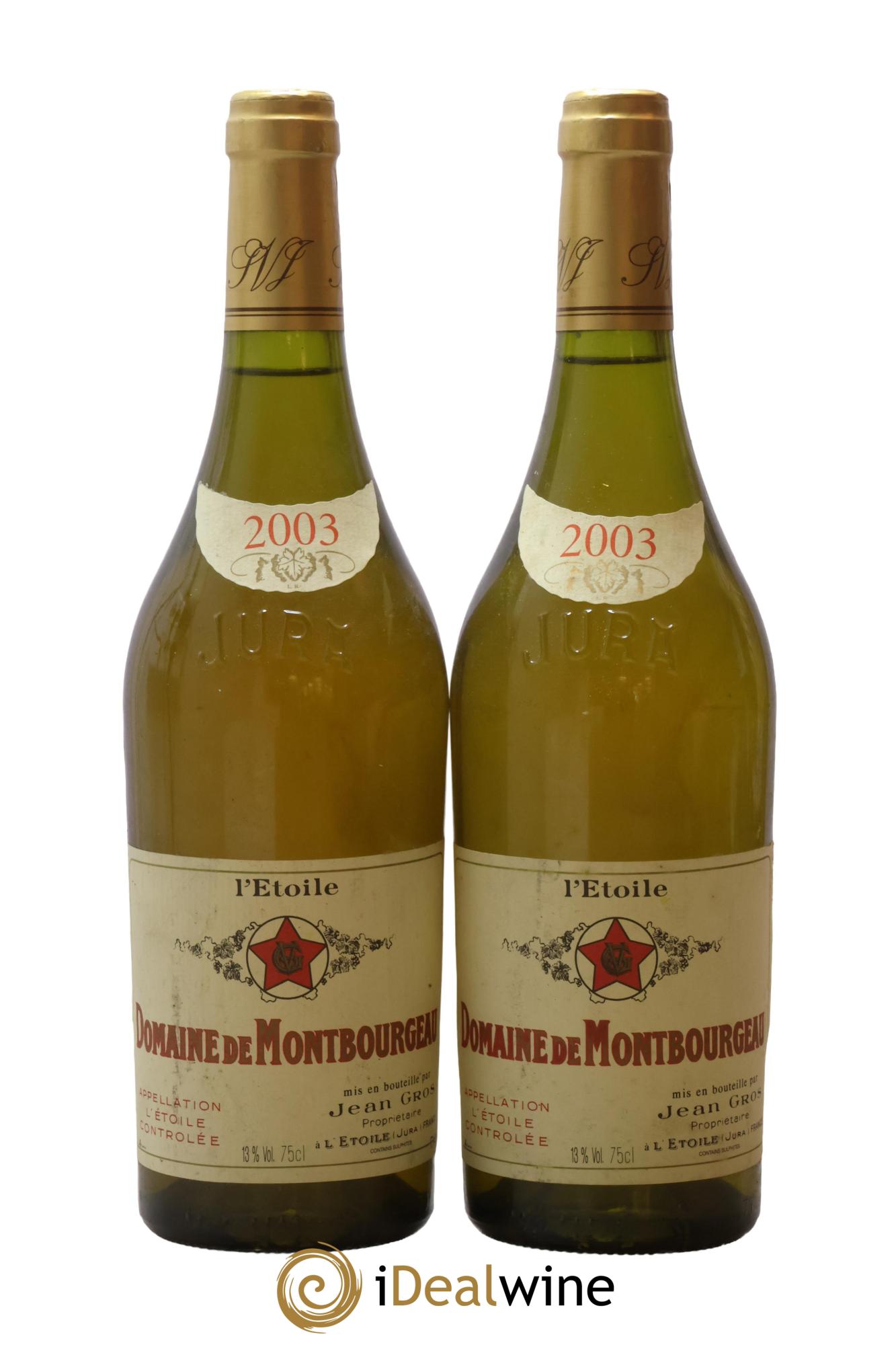L'Etoile Domaine de Montbourgeau 2003 - Lot de 2 bouteilles - 0