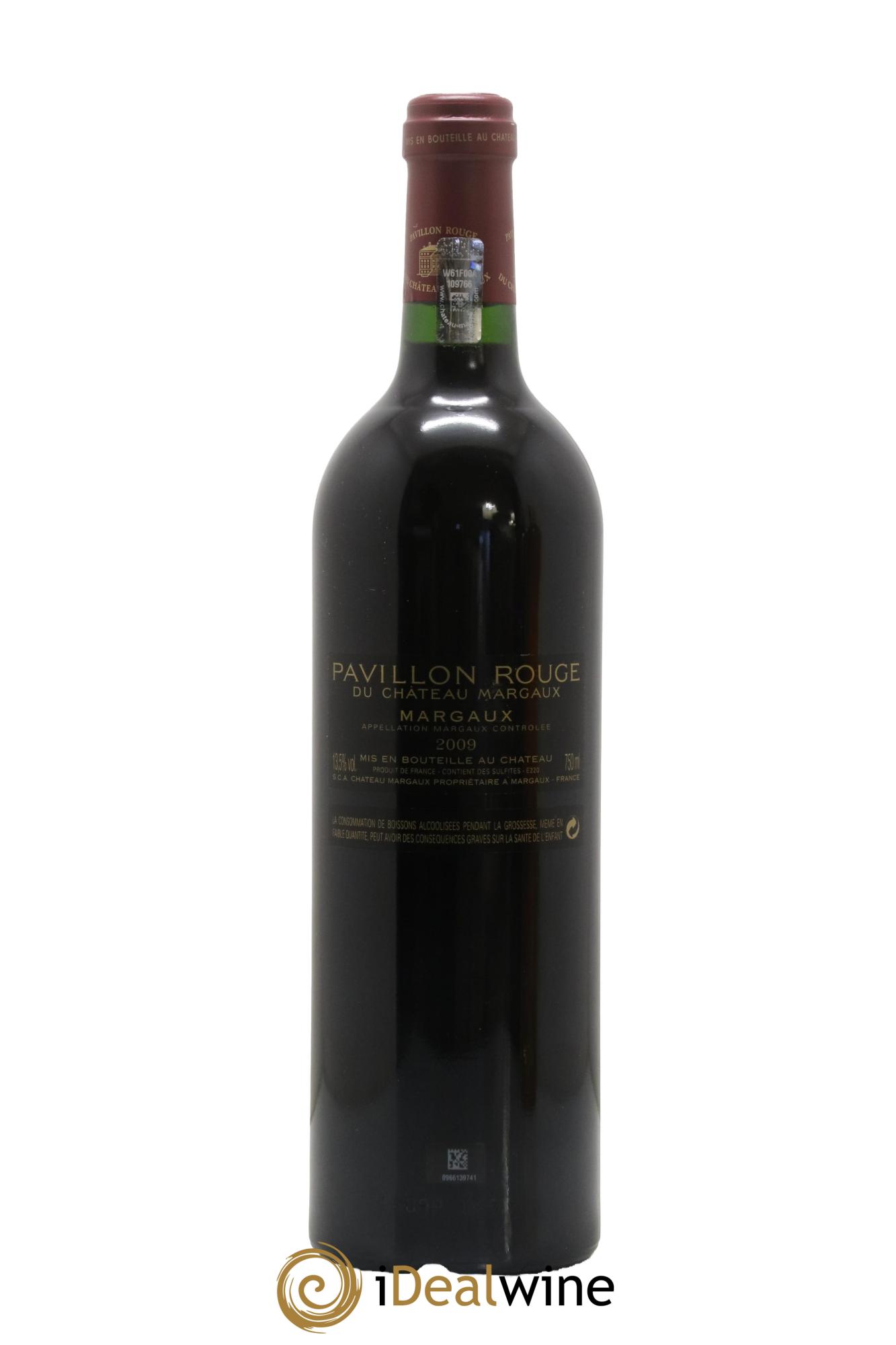 Pavillon Rouge du Château Margaux Second Vin 2009 - Lot de 1 bouteille - 1