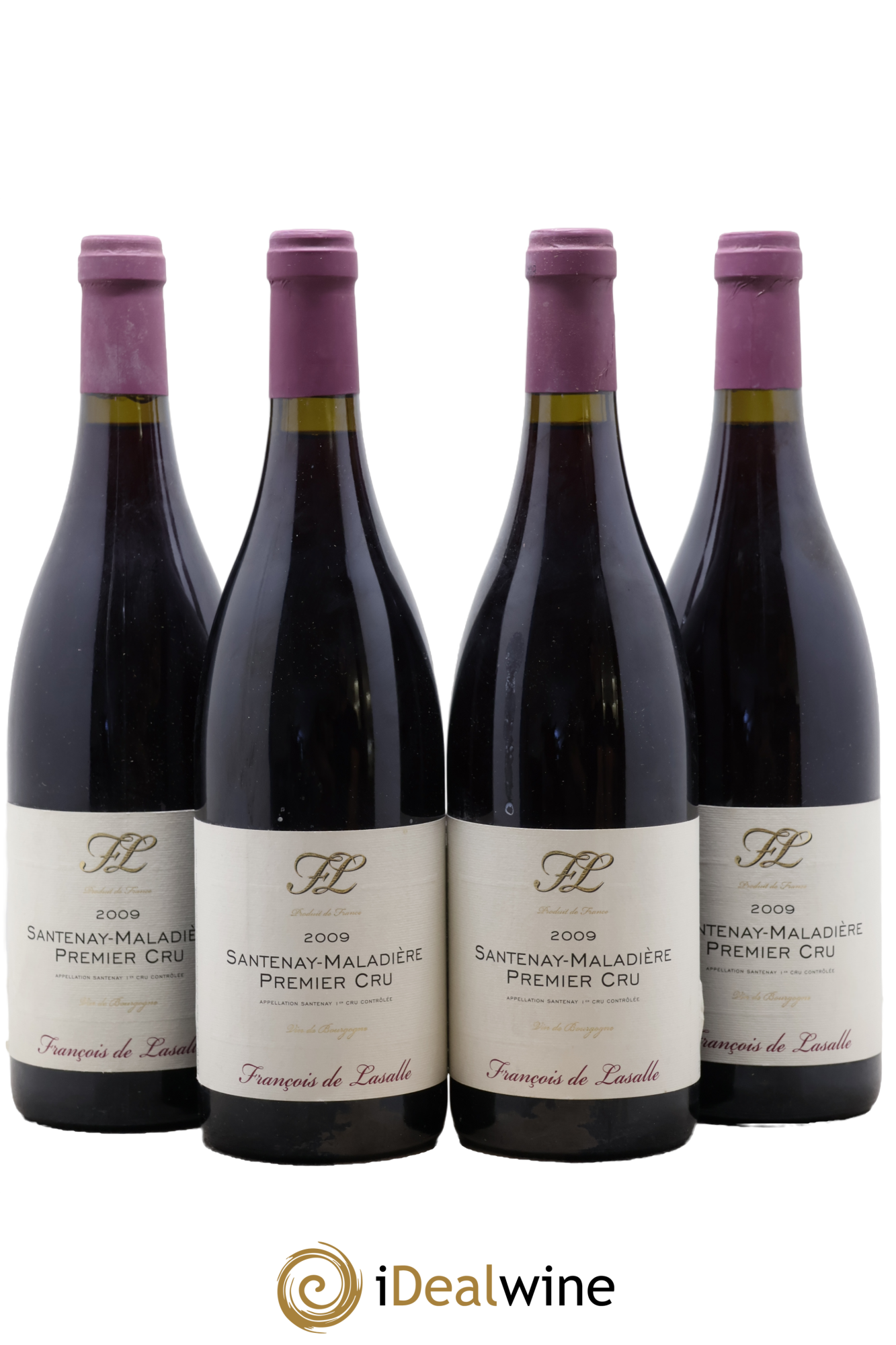 Santenay 1er Cru Maladière François de Lasalle 2009 - Lot de 4 bouteilles - 0