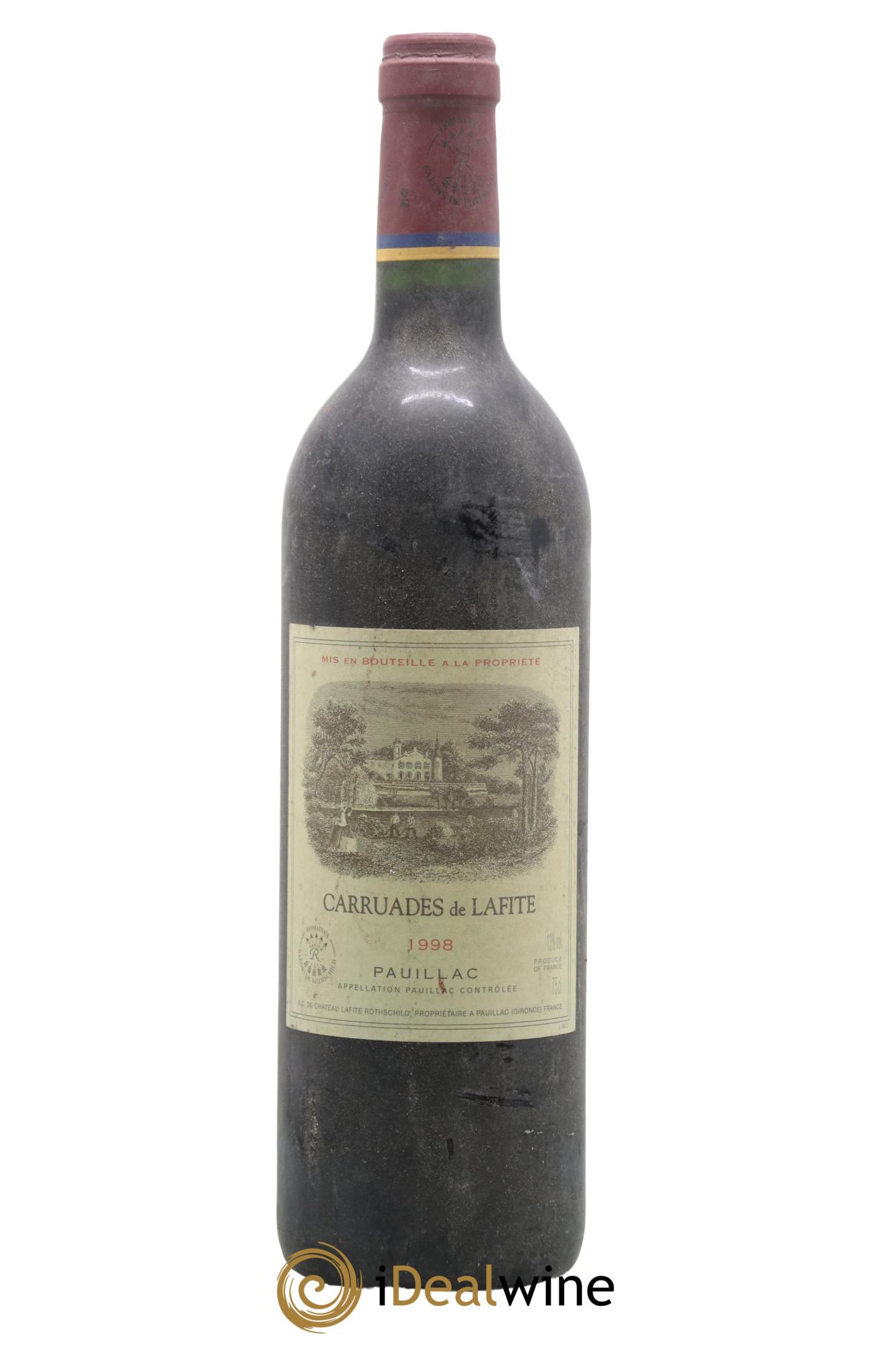 Carruades de Lafite Rothschild Second Vin 1998 - Lotto di 1 bottiglia - 0