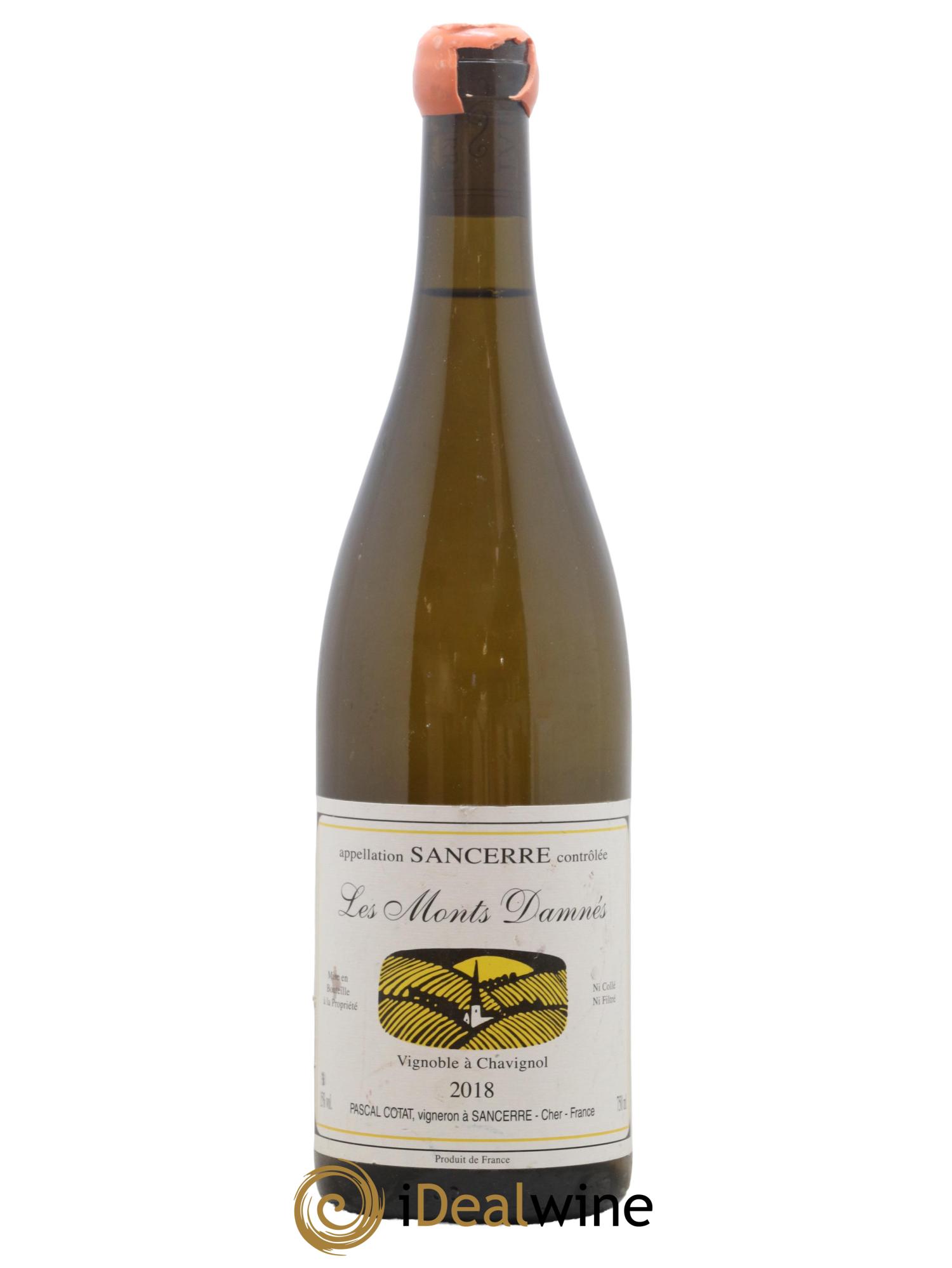 Sancerre Les Monts Damnés Pascal Cotat 2018 - Lot de 1 bouteille - 0