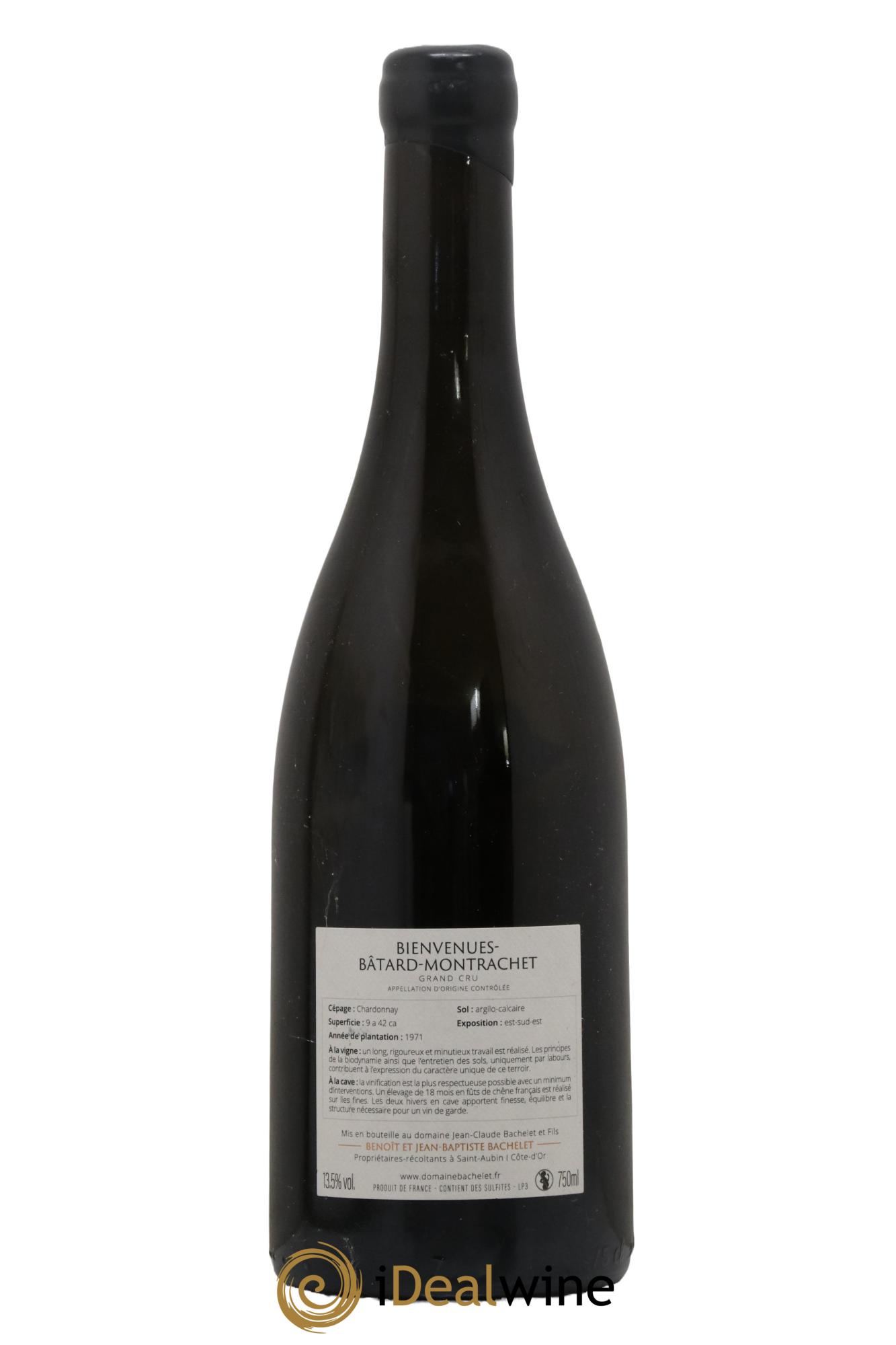 Bienvenues-Bâtard-Montrachet Grand Cru Jean-Claude Bachelet (Domaine) 2019 - Lot de 1 bouteille - 1