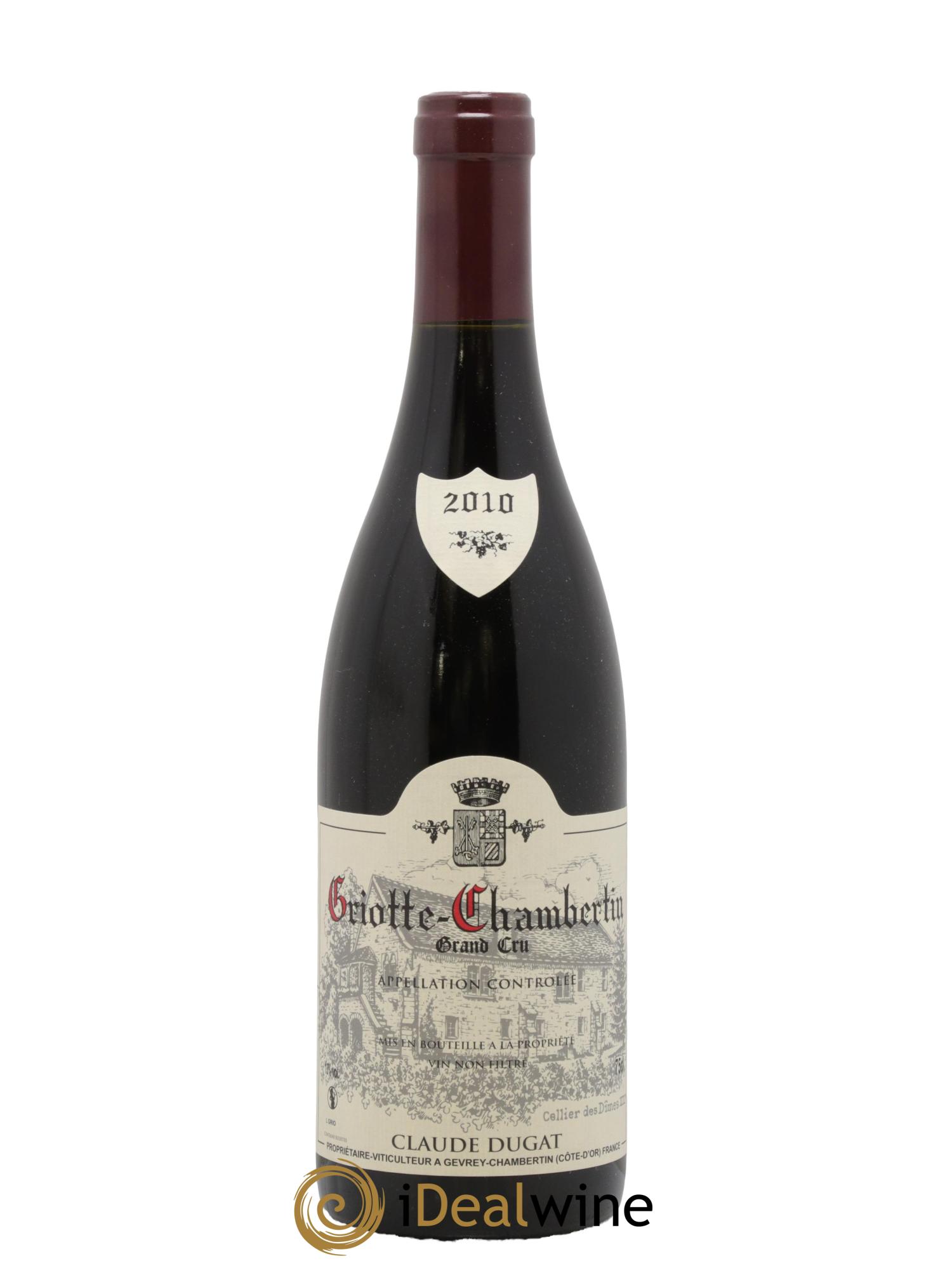 Griotte-Chambertin Grand Cru Claude Dugat 2010 - Lotto di 1 bottiglia - 0