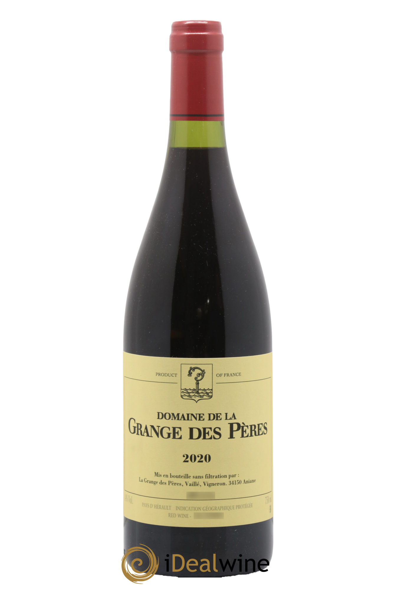 Pays d'Hérault Grange des Pères Laurent Vaillé 2020 - Lot de 1 bouteille - 0