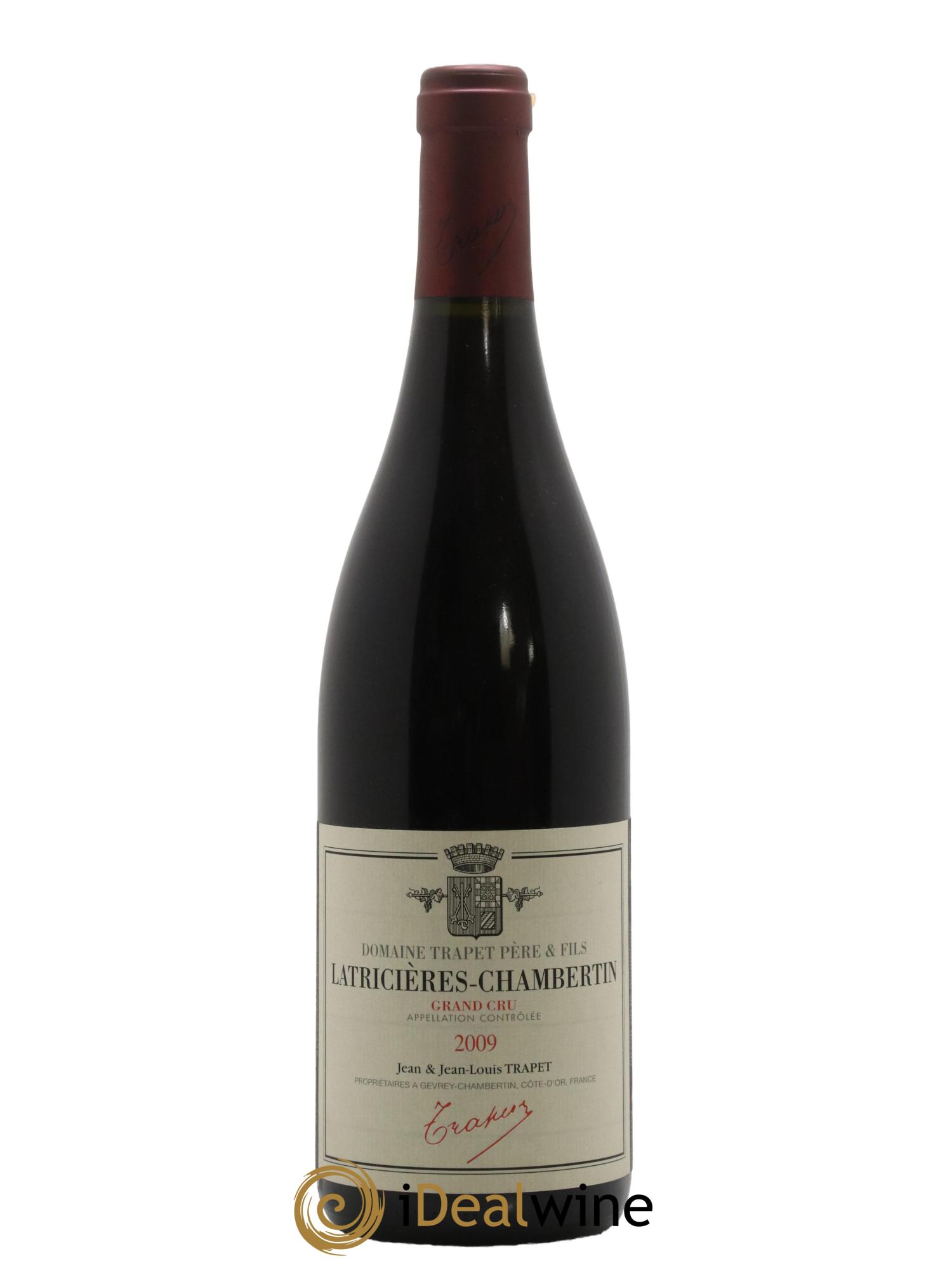 Latricières-Chambertin Grand Cru Domaine Trapet 2009 - Lot de 1 bouteille - 0