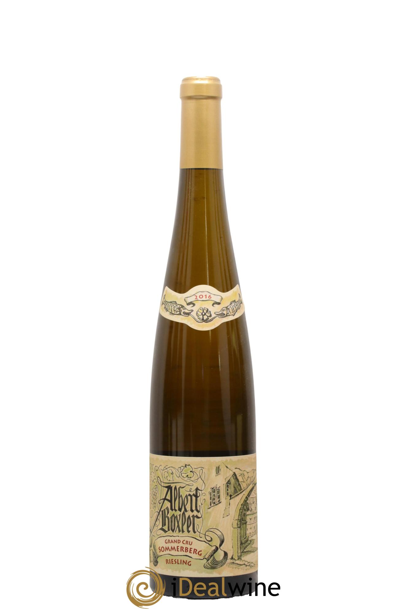 Alsace Riesling Grand Cru Sommerberg Albert Boxler 2016 - Lot de 1 bouteille - 0