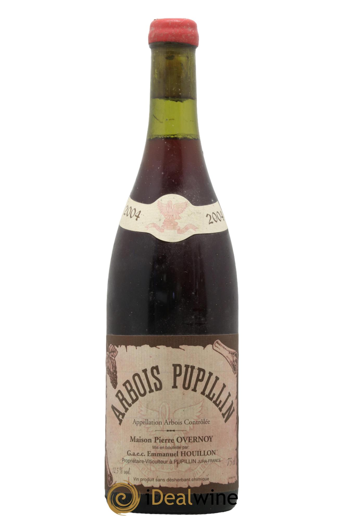 Arbois-Pupillin Poulsard (cire rouge) Overnoy-Houillon (Domaine) 2004 - Lot de 1 bouteille - 0