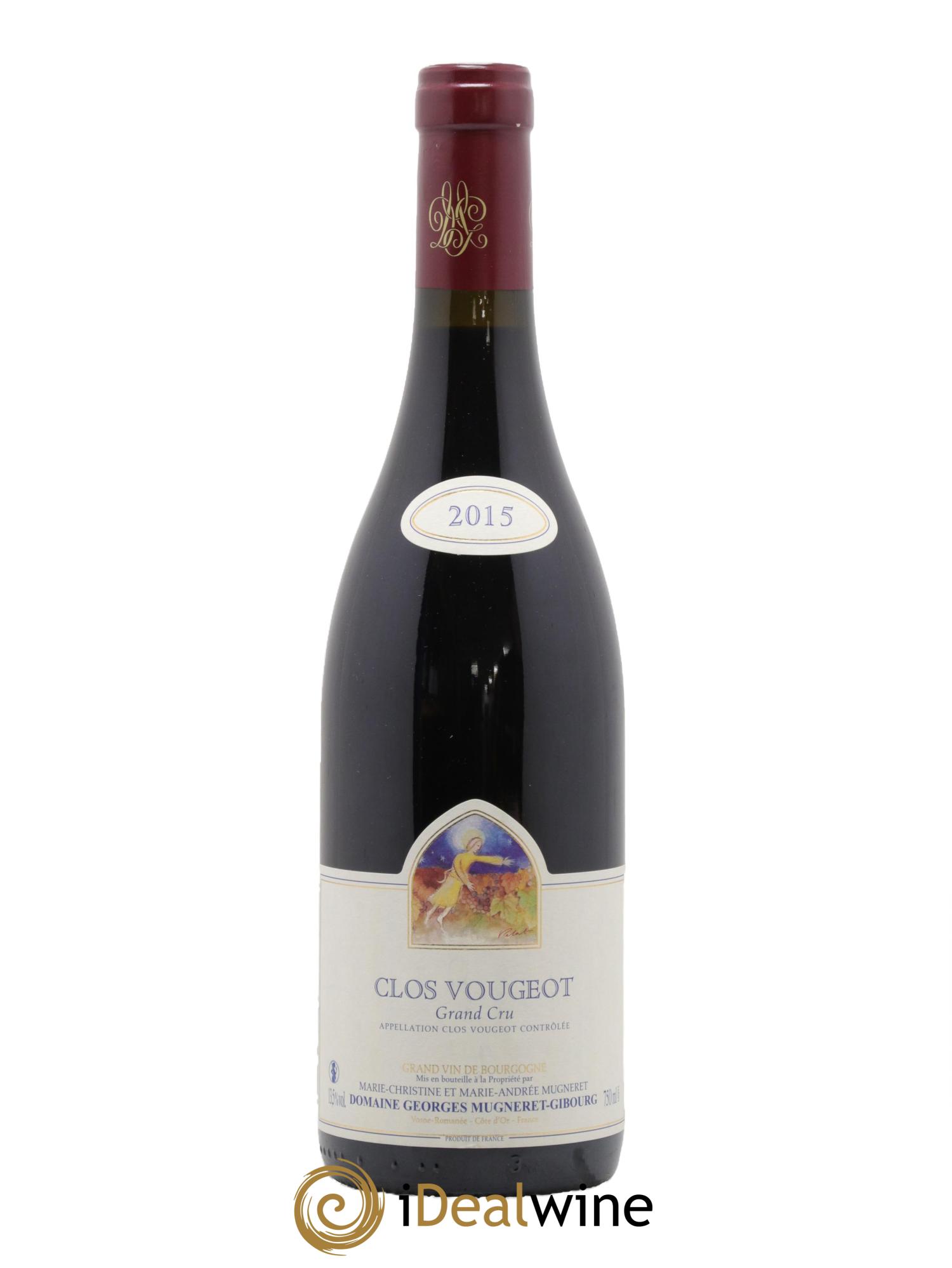 Clos de Vougeot Grand Cru Georges Mugneret-Gibourg (Domaine) 2015 - Lot de 1 bouteille - 0