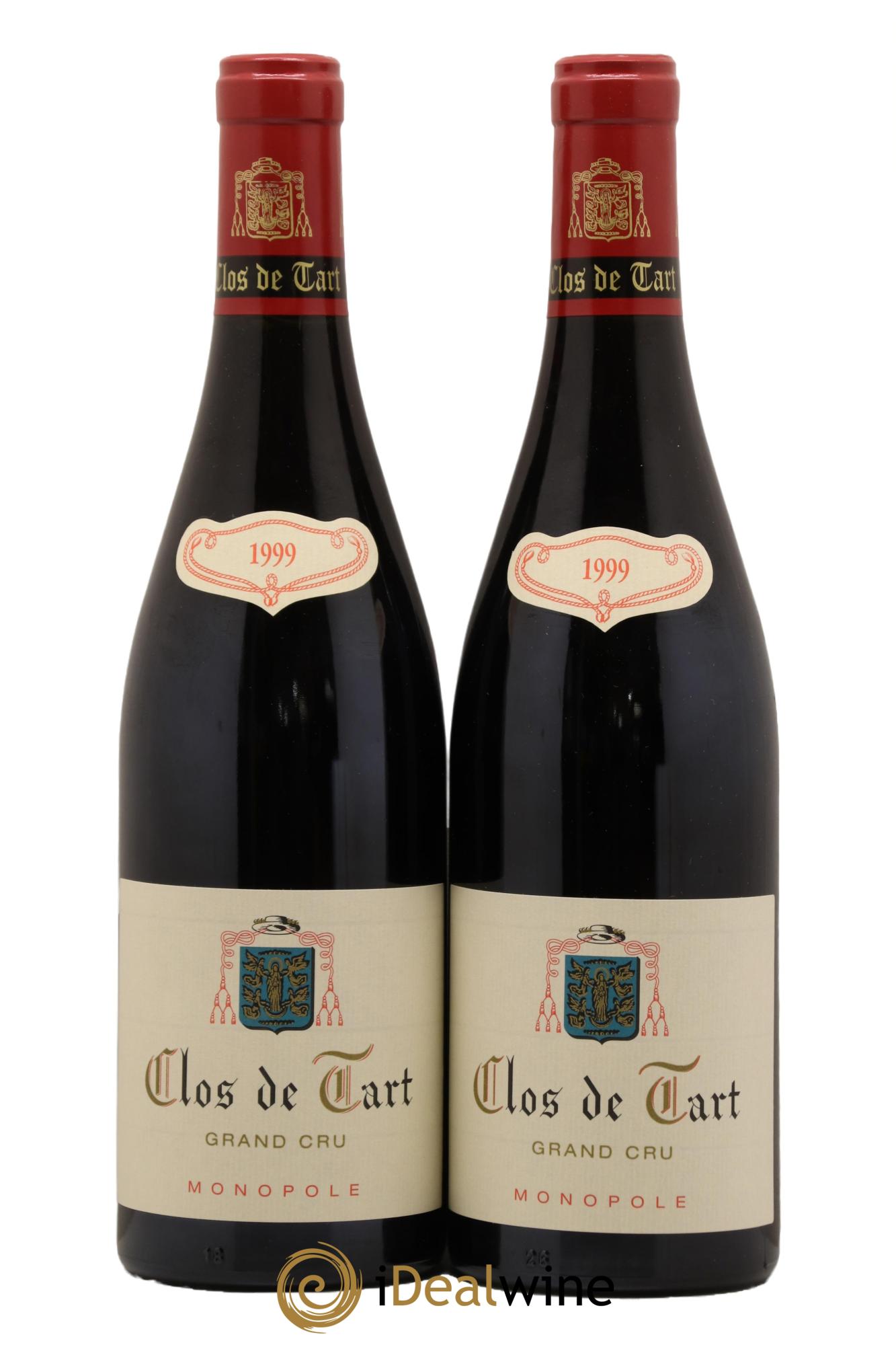Clos de Tart Grand Cru Clos de Tart 1999 - Lot de 2 bouteilles - 0