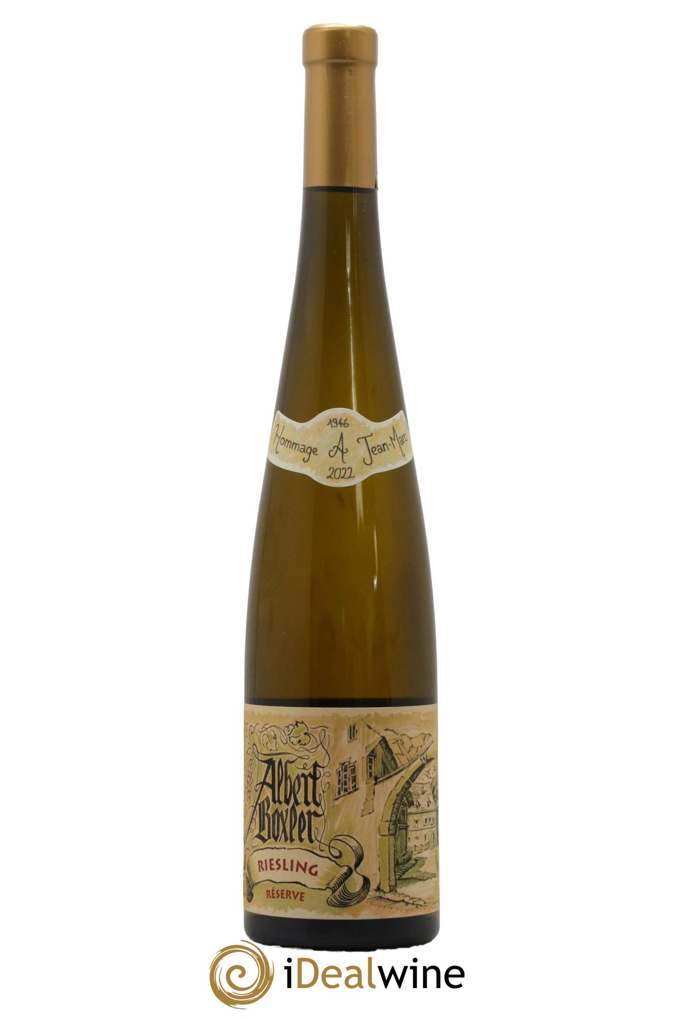 Alsace Riesling Réserve Albert Boxler Hommage à Jean-Marc 2022 - Lot de 1 bouteille - 0