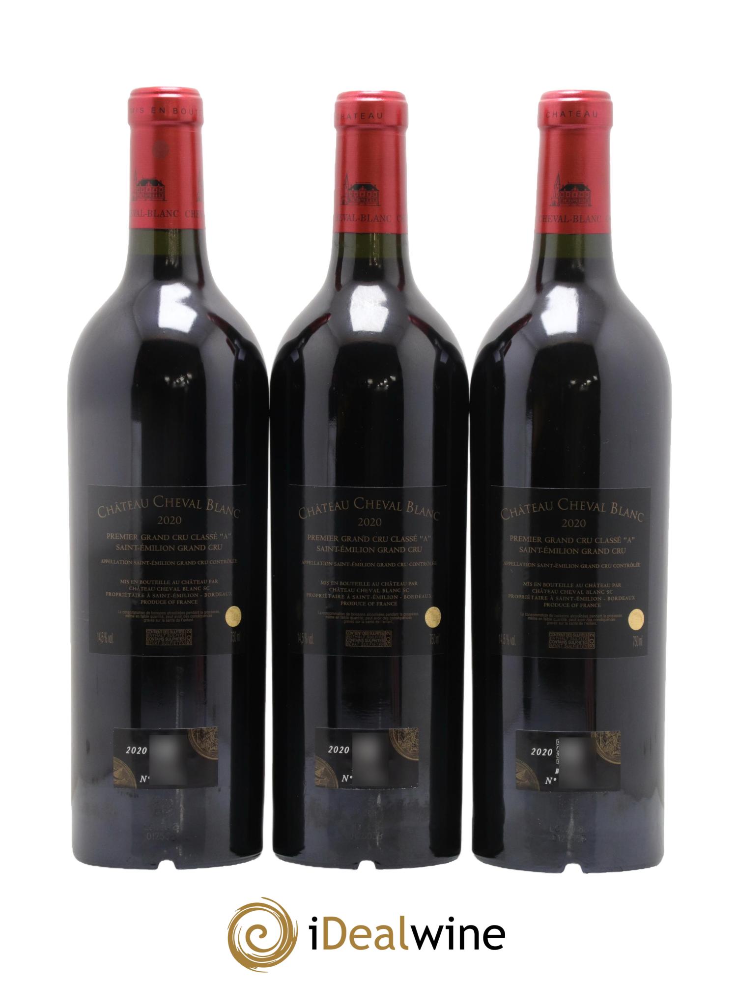 Château Cheval Blanc 1er Grand Cru Classé A 2020 - Lot de 6 bouteilles - 4